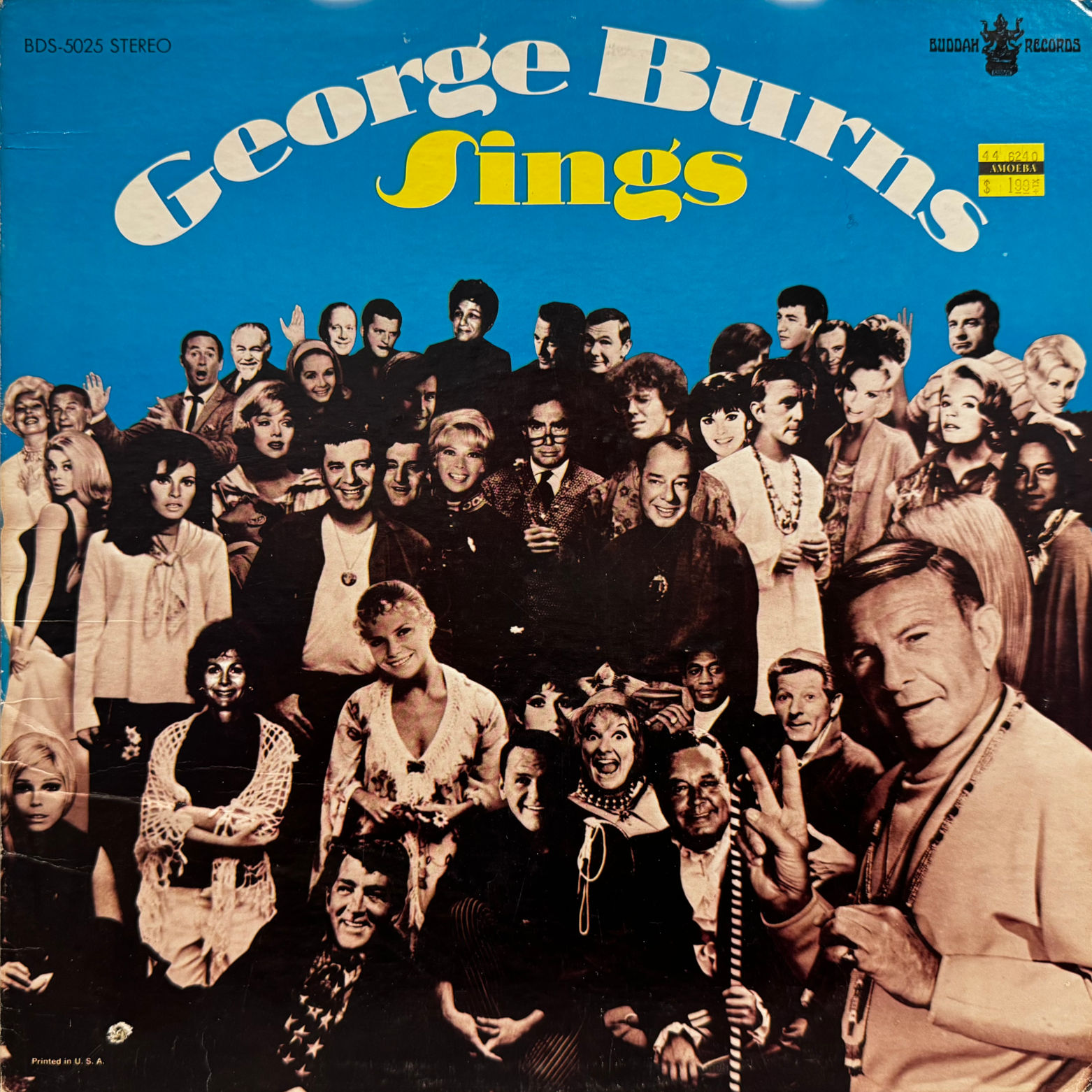 George Burns Sings Album Cover