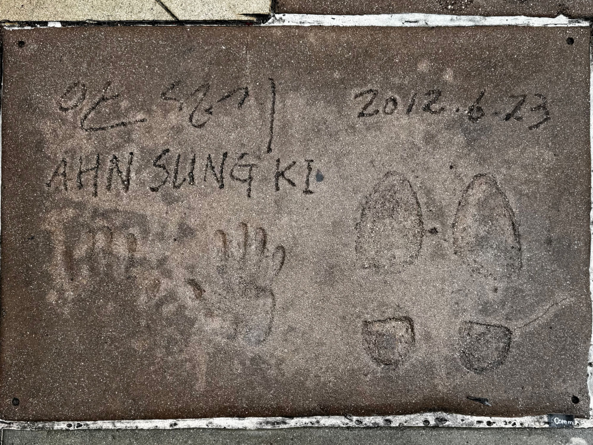 Grauman's Chinese Theatre Ahn Sung-Ki