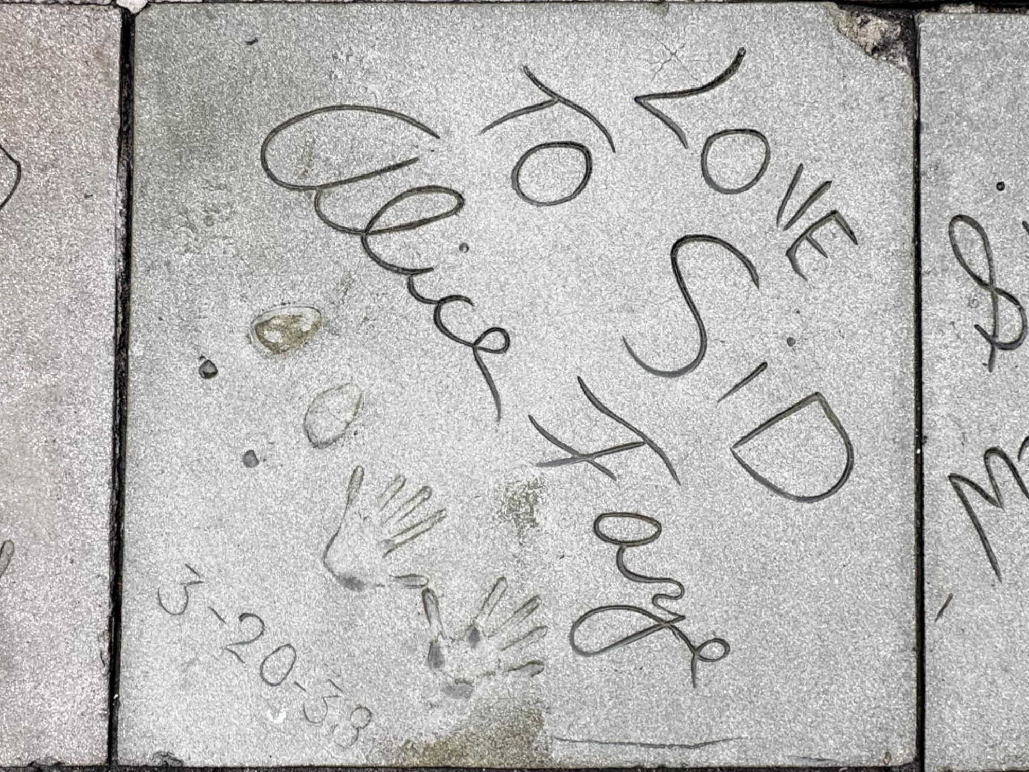 Grauman's Chinese Theatre Alice Faye