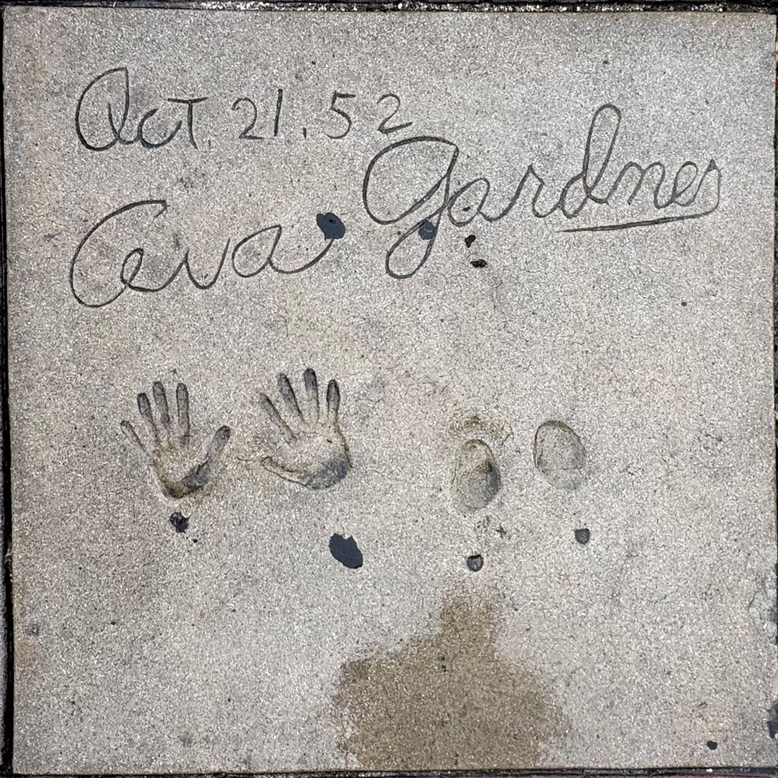 Grauman's Chinese Theatre Ava Gardner
