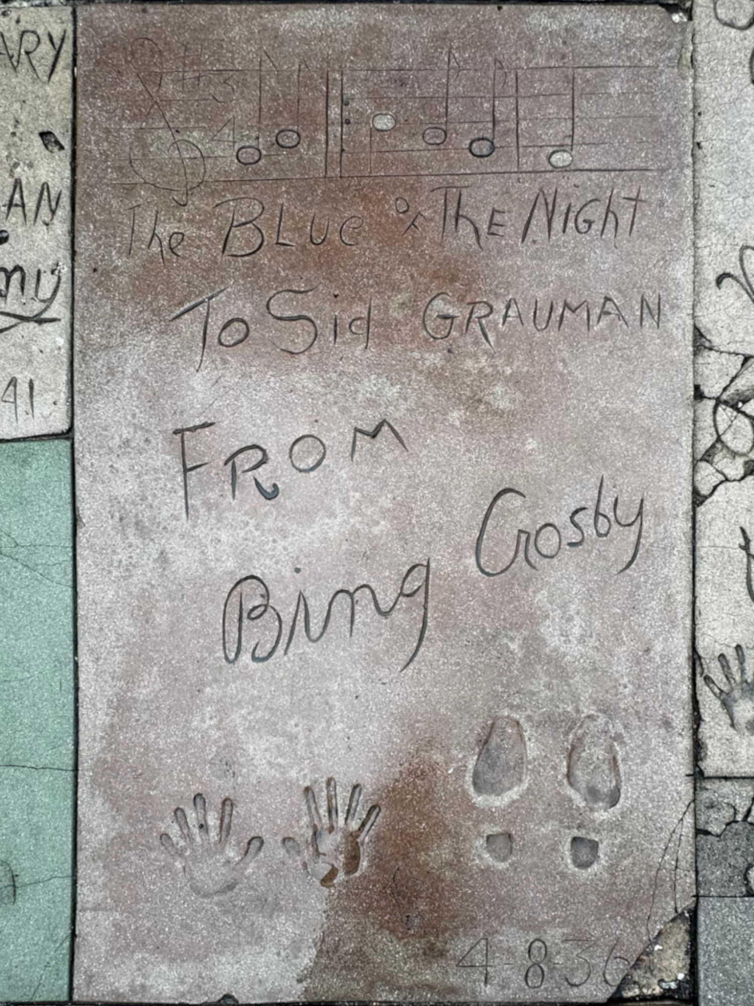 Grauman's Chinese Theatre Bing Crosby