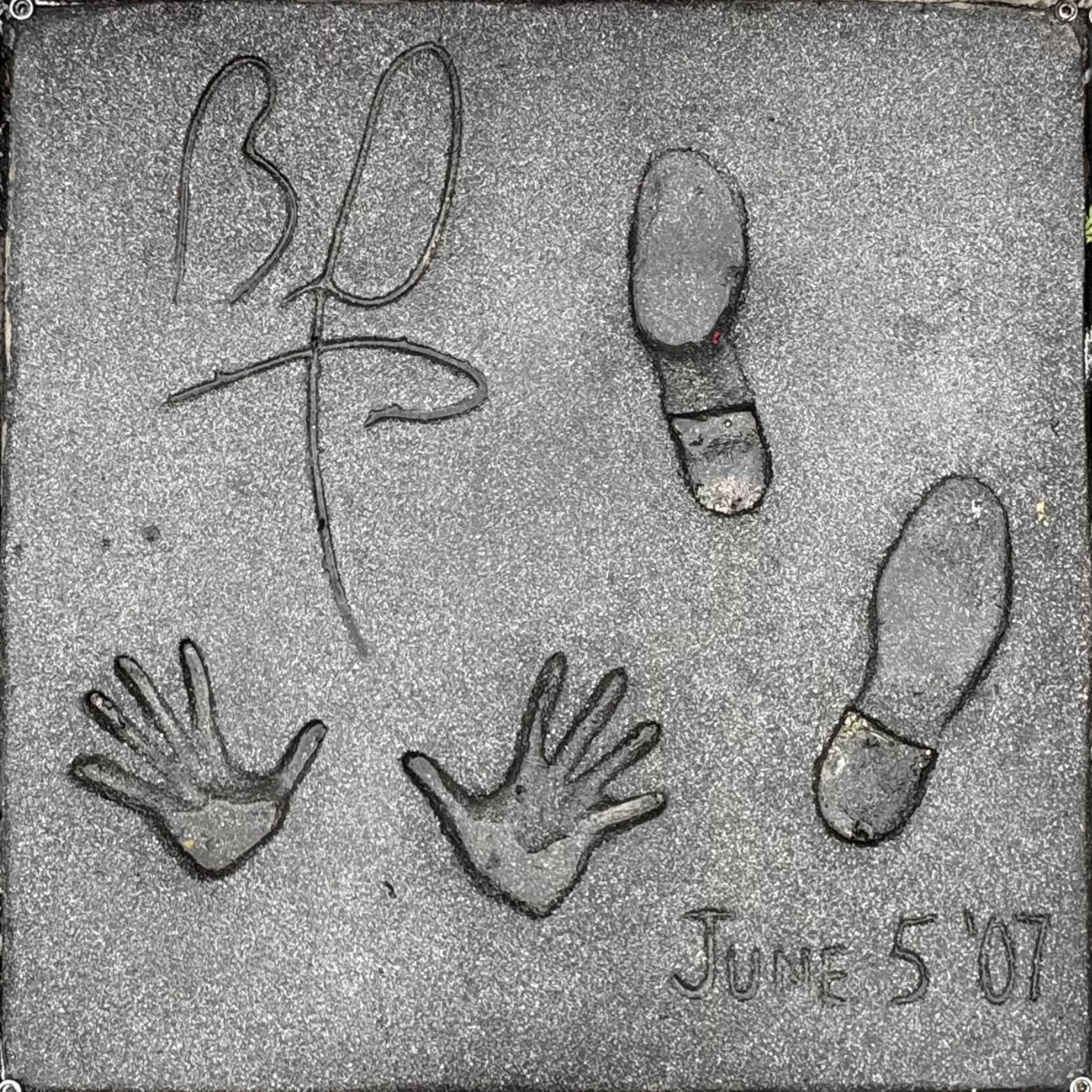 Grauman's Chinese Theatre Brad Pitt