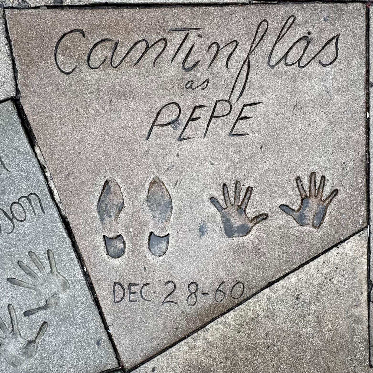 Grauman's Chinese Theatre Cantinflas