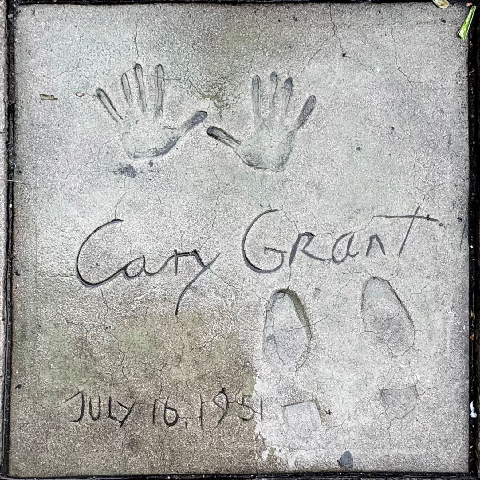 Grauman's Chinese Theatre Cary Grant