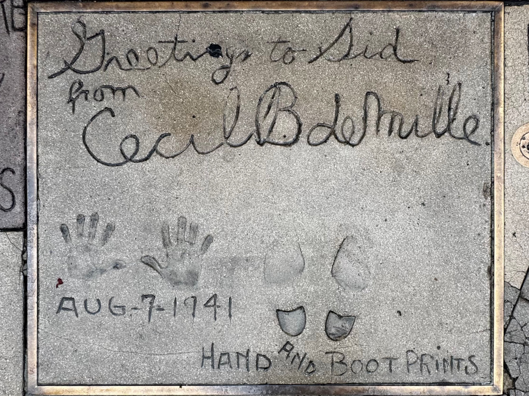 Grauman's Chinese Theatre Cecil B. DeMille