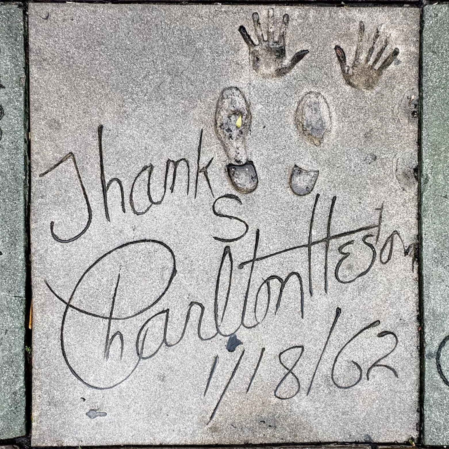 Grauman's Chinese Theatre Charlton Heston