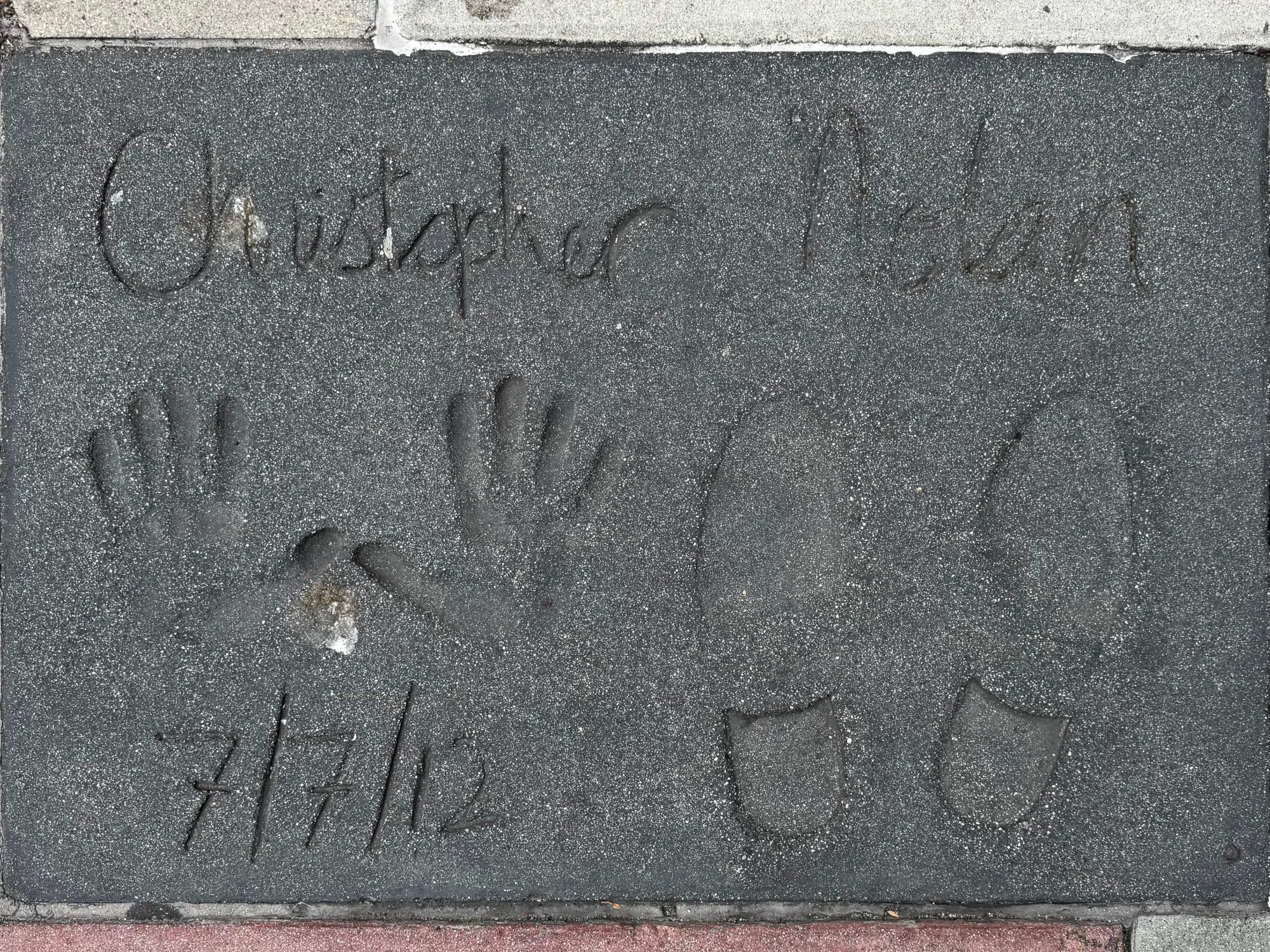 Grauman's Chinese Theatre Christopher Nolan