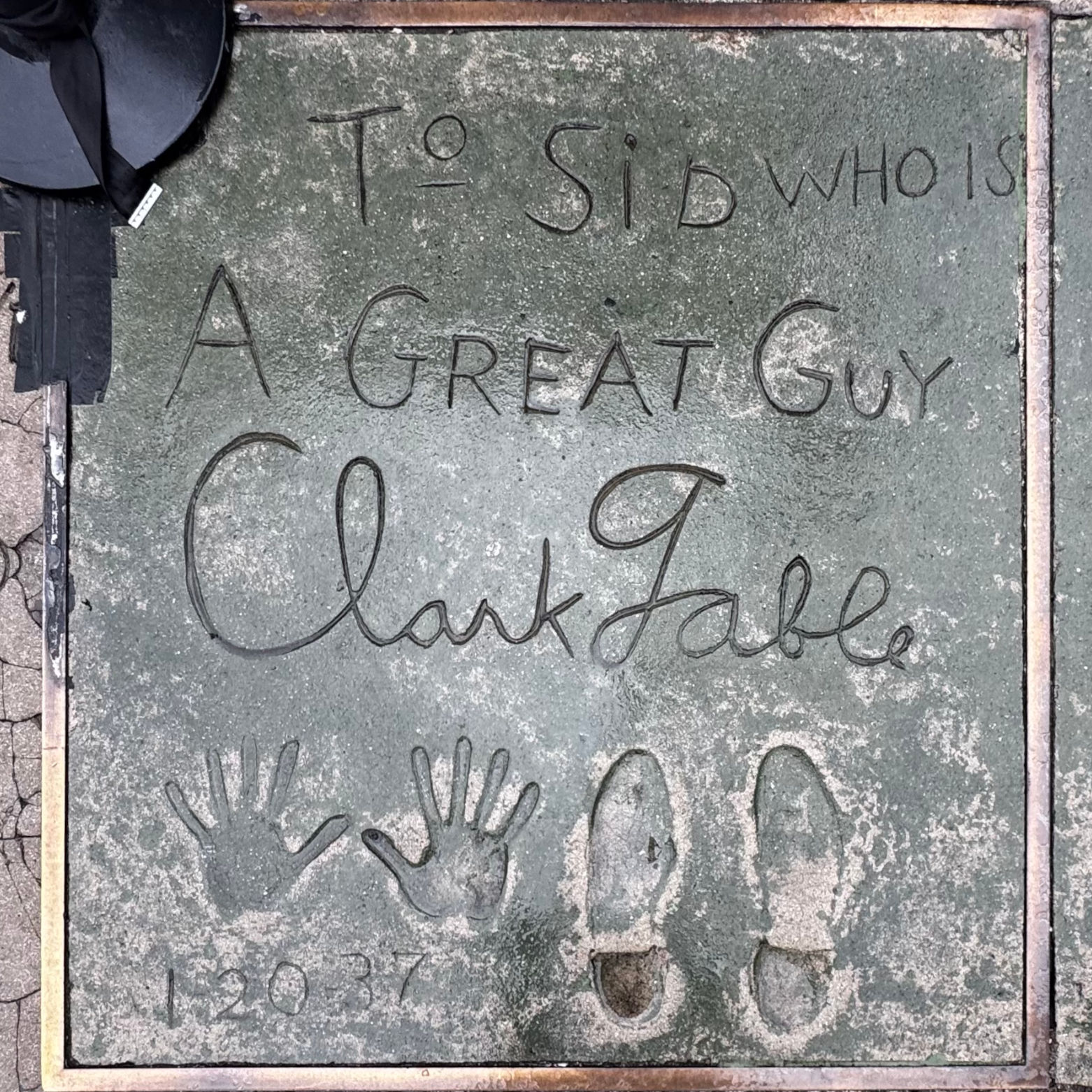Grauman's Chinese Theatre Clark Gable