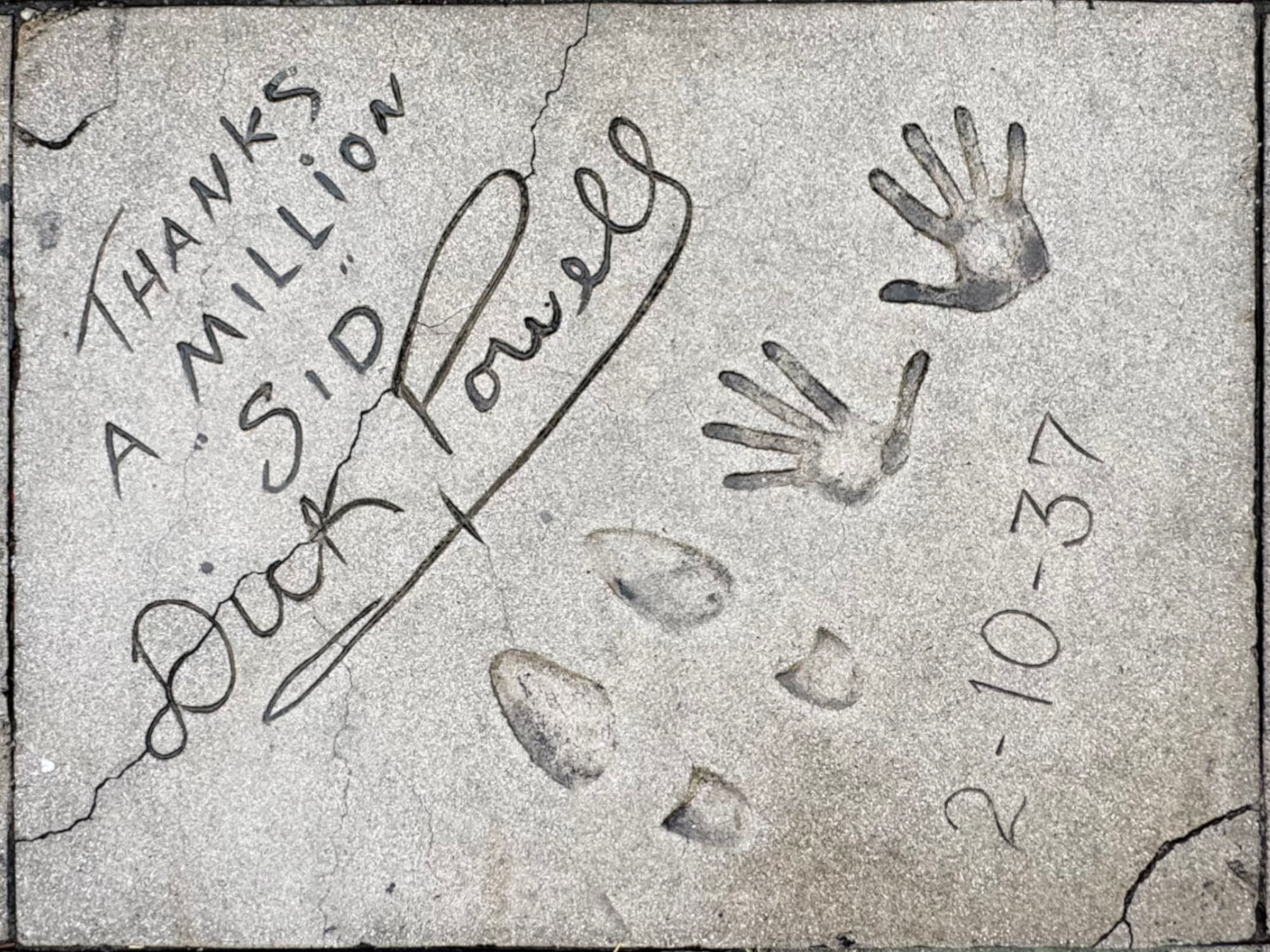 Grauman's Chinese Theatre Dick Powell
