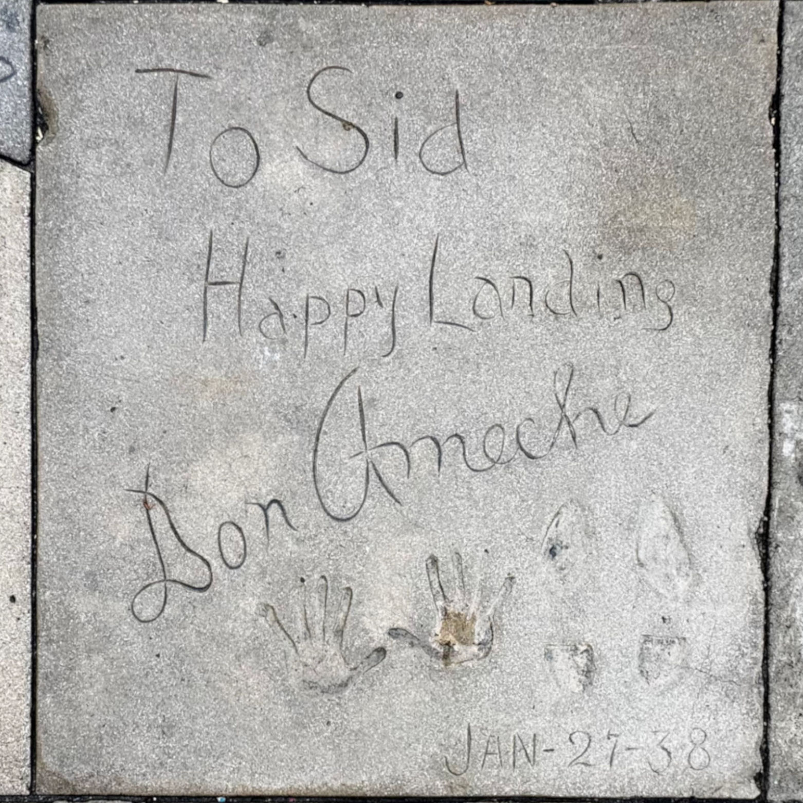 Grauman's Chinese Theatre Don Ameche