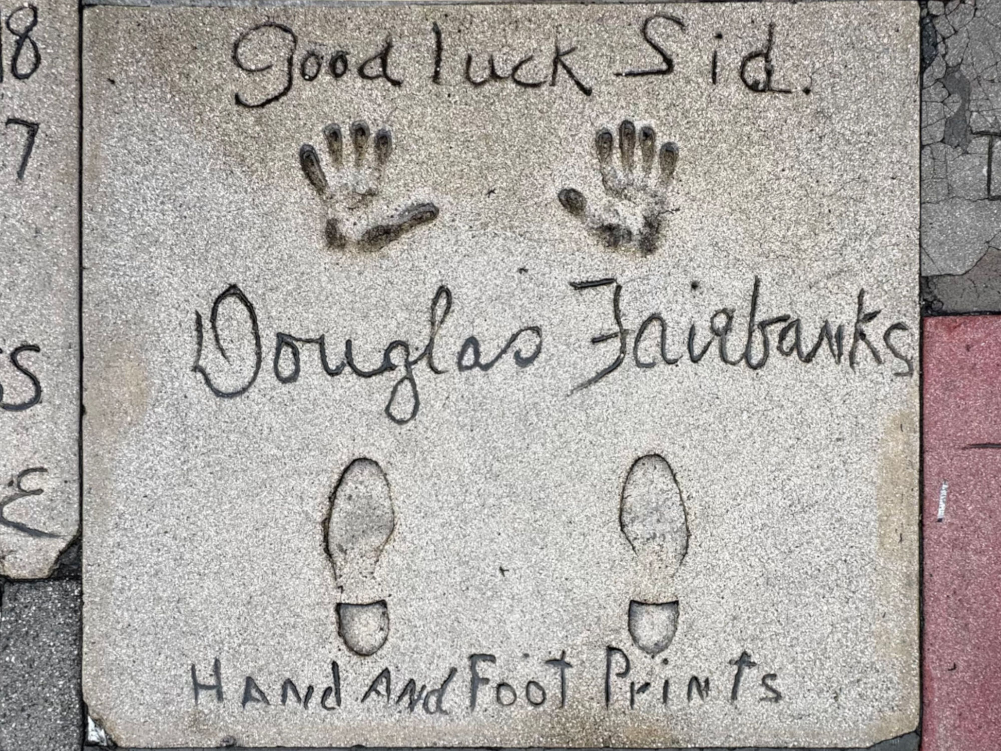 Grauman's Chinese Theatre Douglas Fairbanks