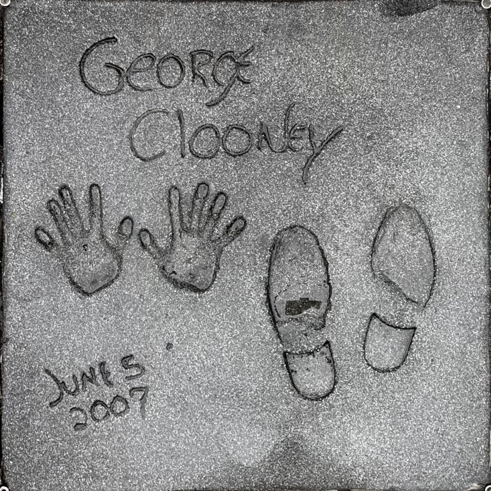 Grauman's Chinese Theatre George Clooney