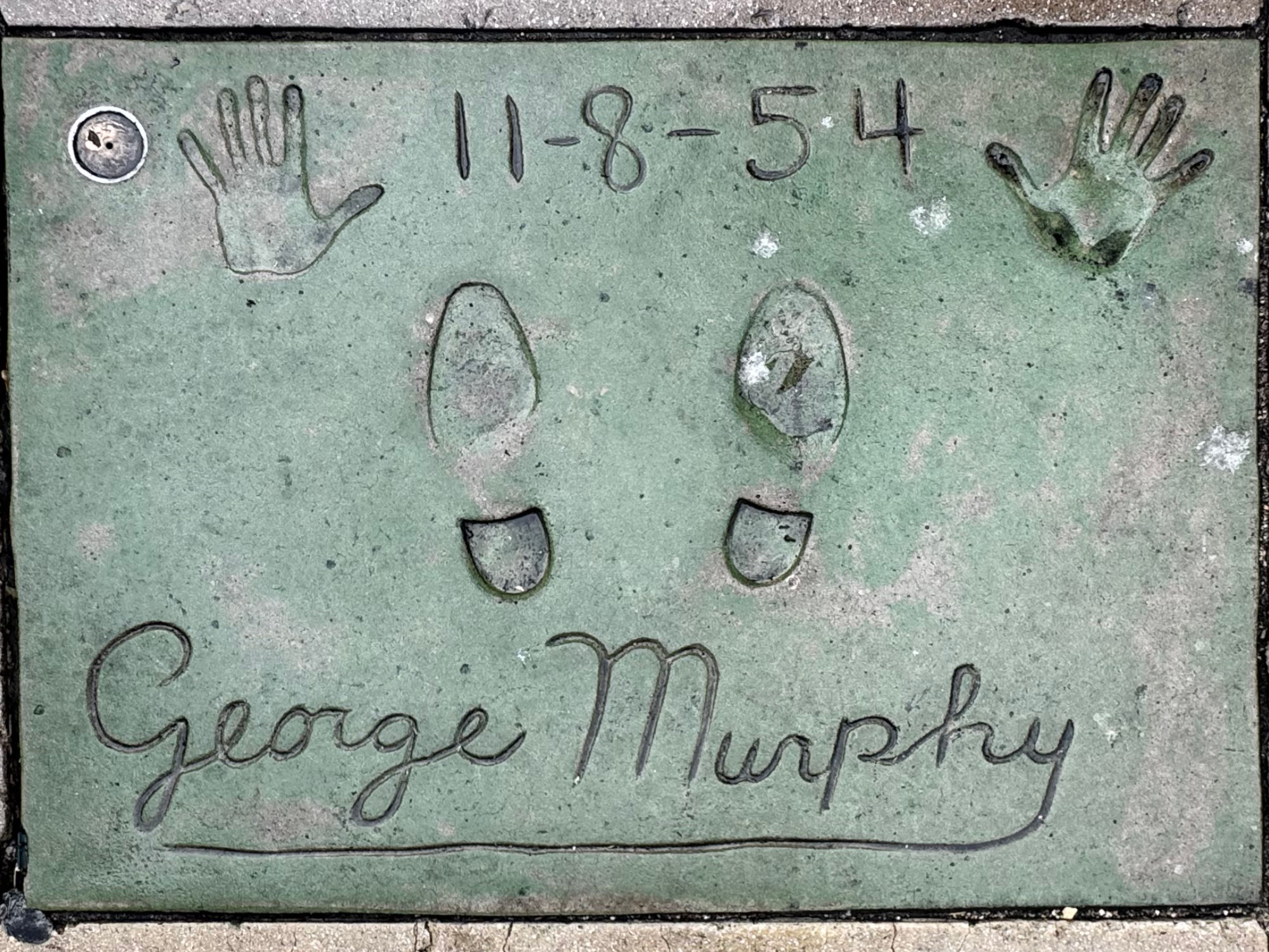 Grauman's Chinese Theatre George Murphy