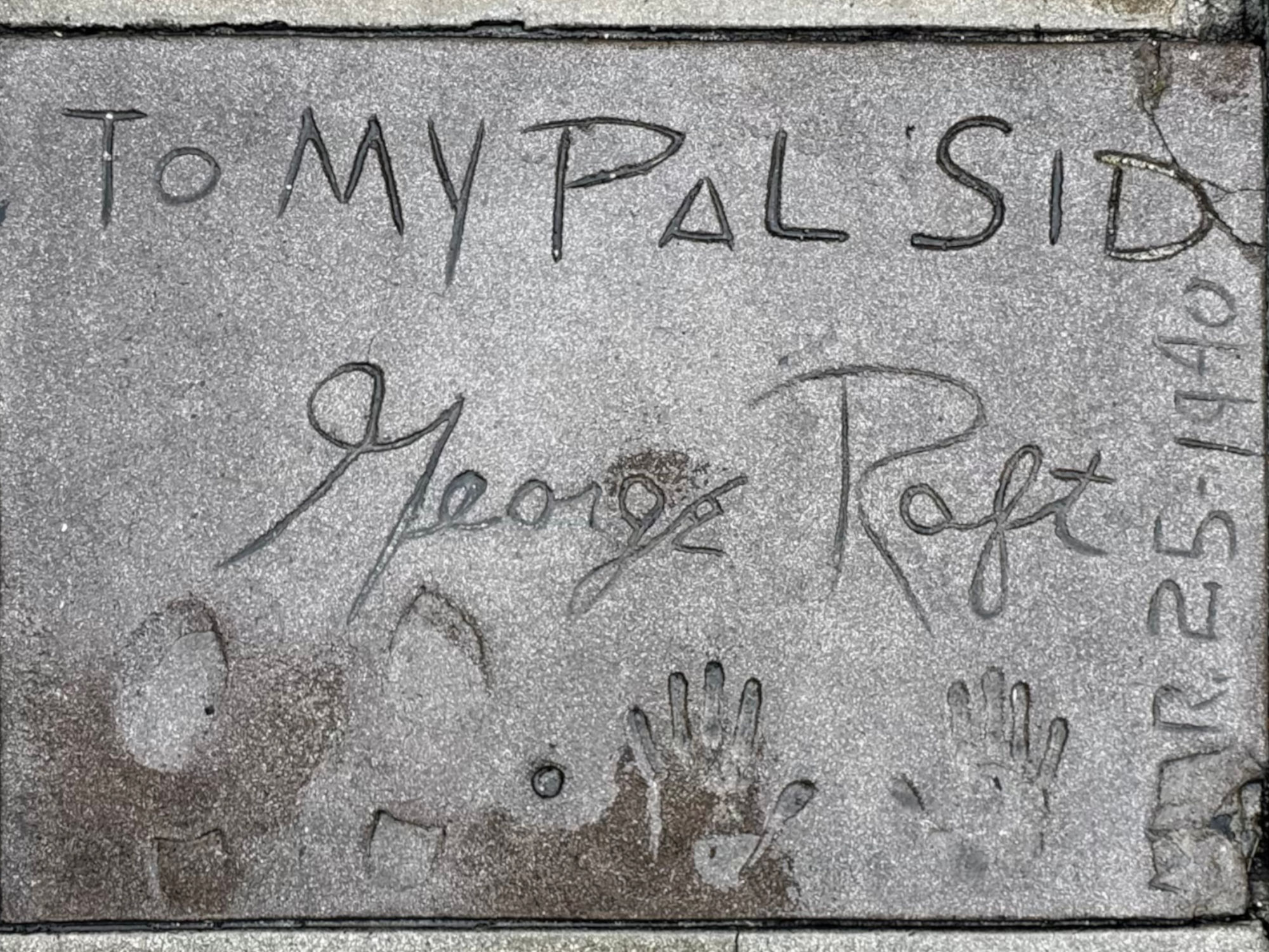 Grauman's Chinese Theatre George Raft