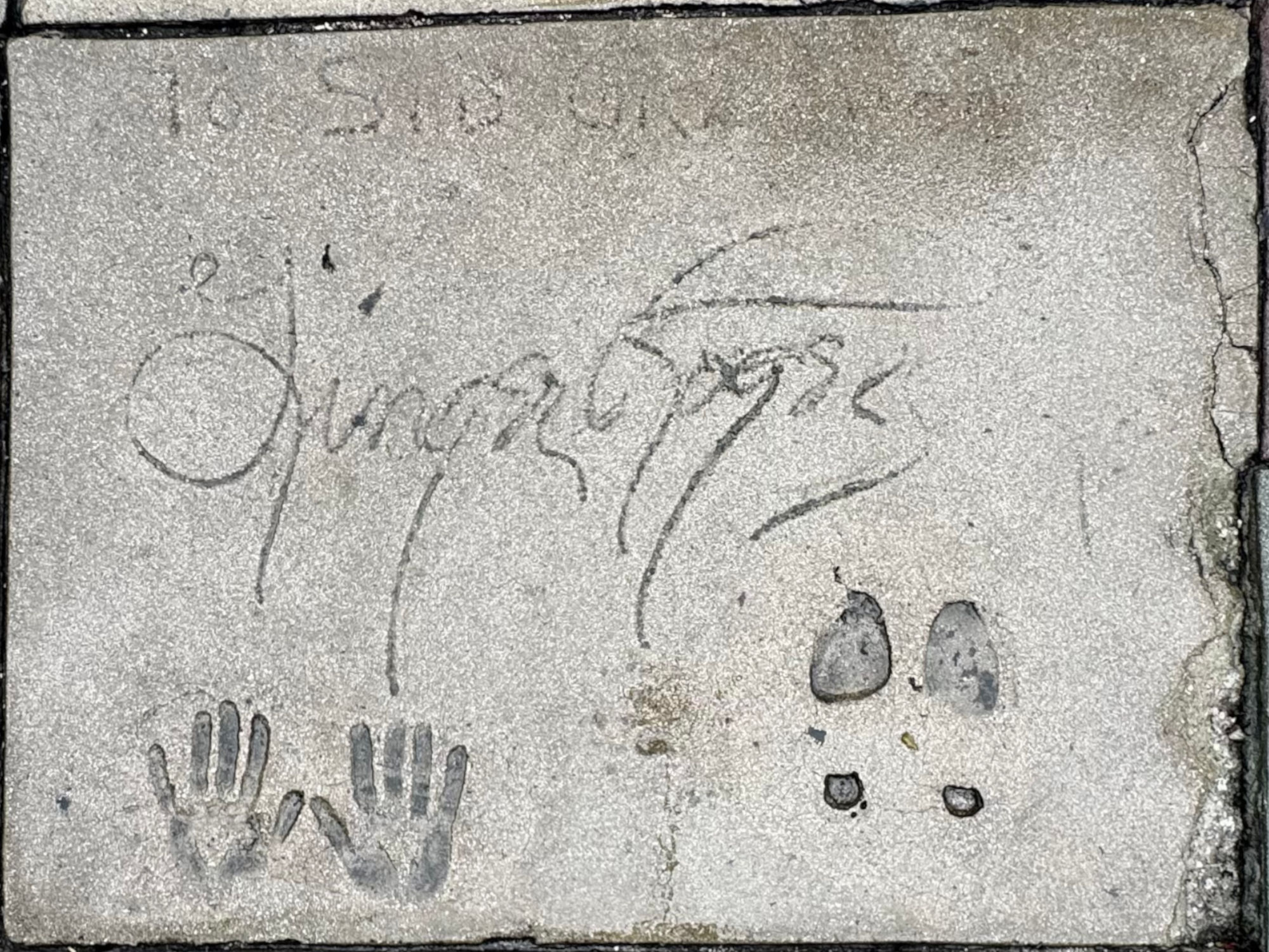 Grauman's Chinese Theatre Ginger Rogers