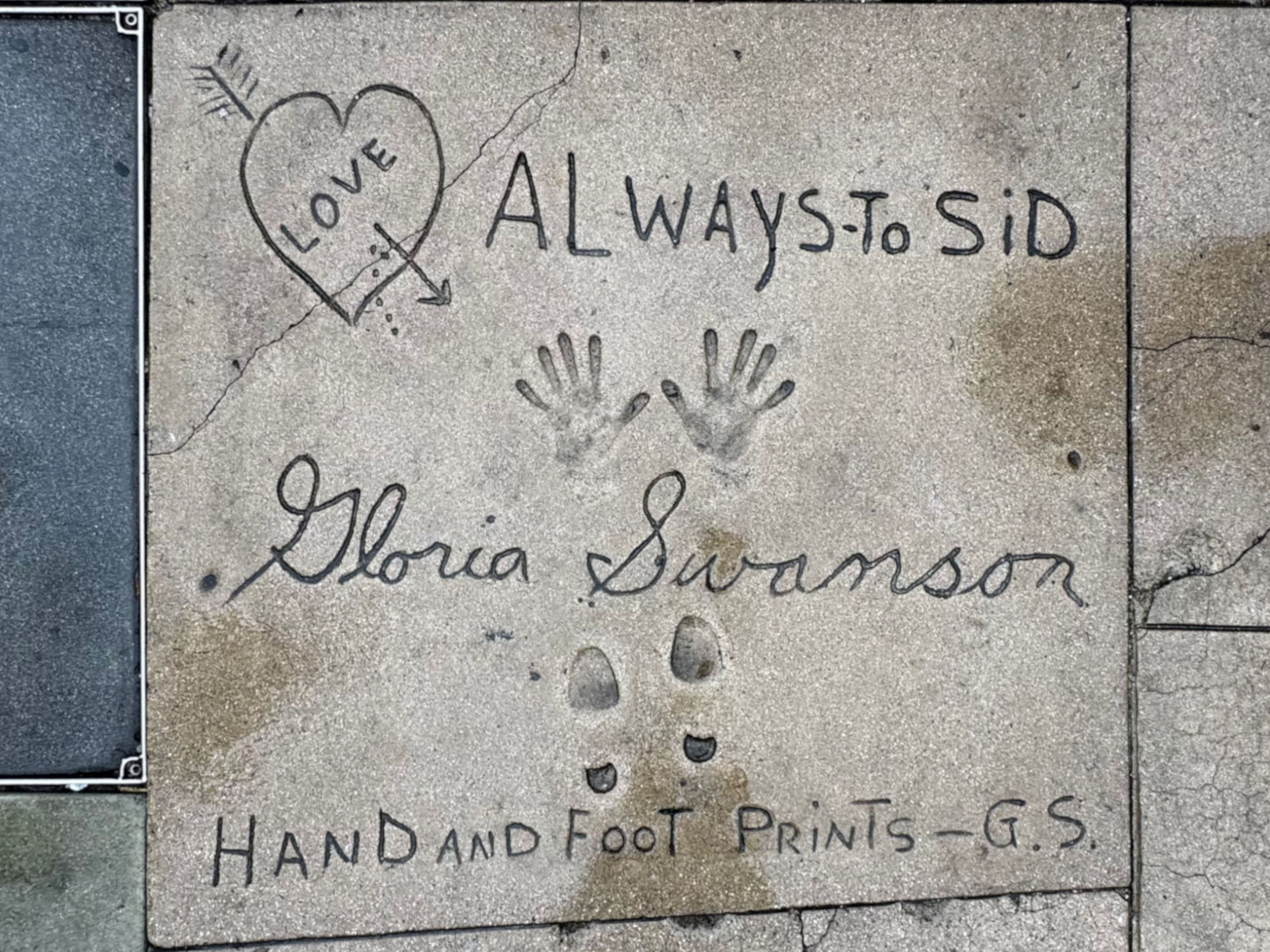Grauman's Chinese Theatre Gloria Swanson