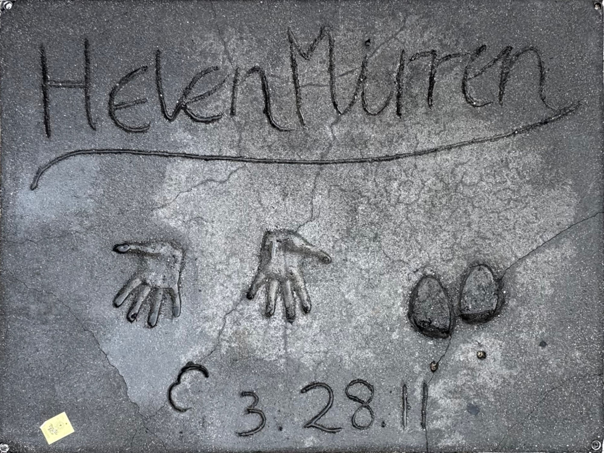 Grauman's Chinese Theatre Helen Mirren
