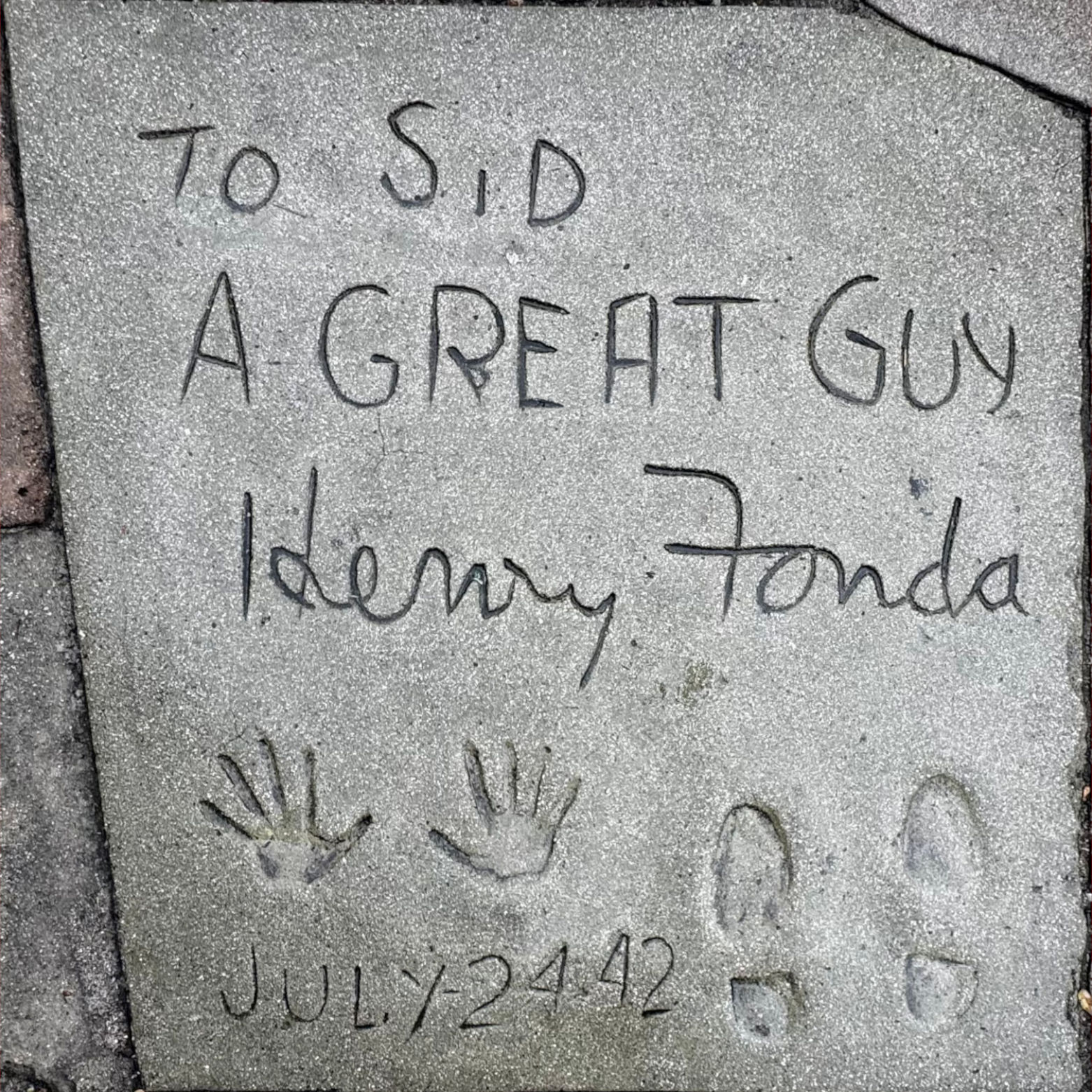 Grauman's Chinese Theatre Henry Fonda