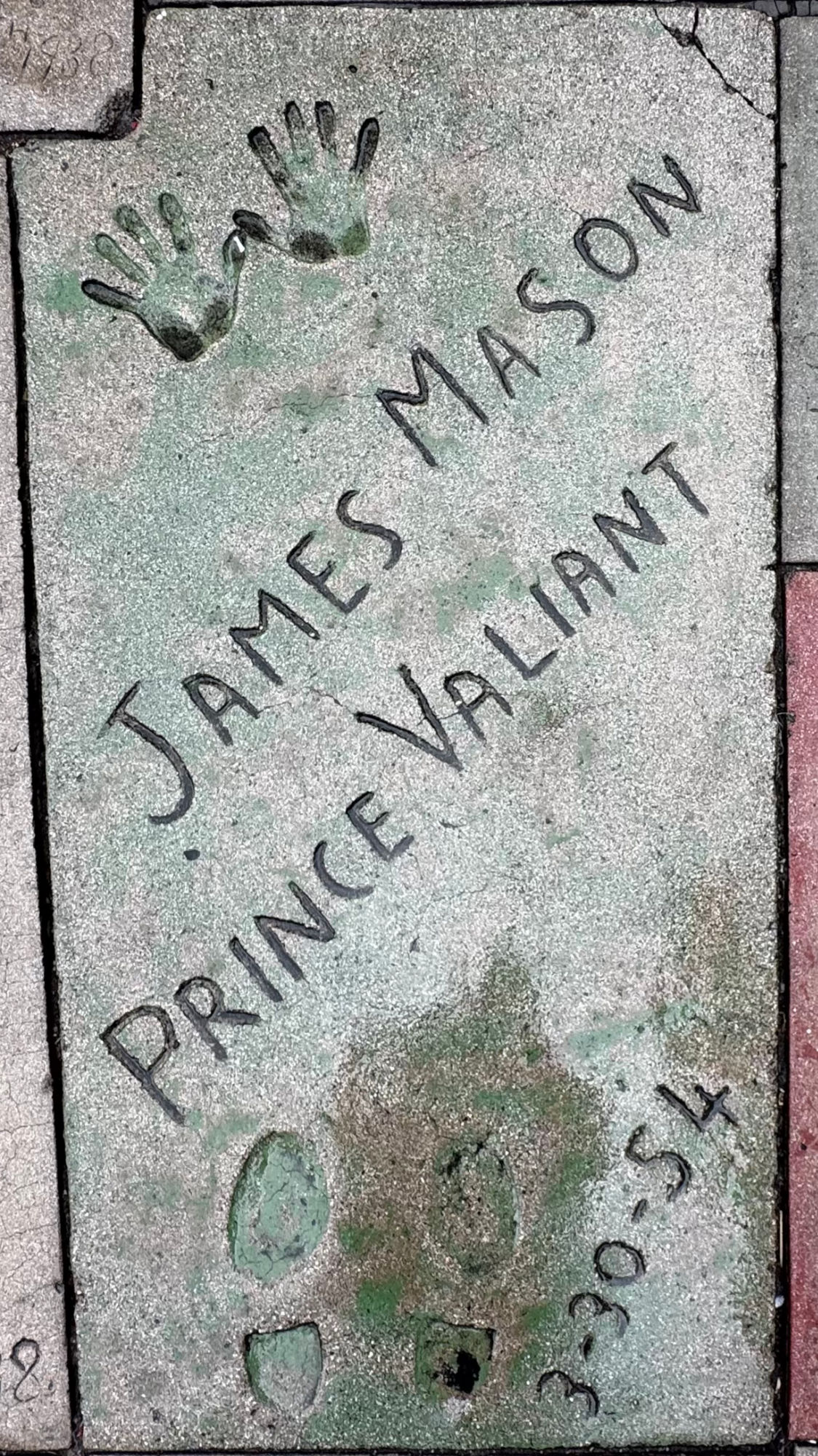 Grauman's Chinese Theatre James Mason
