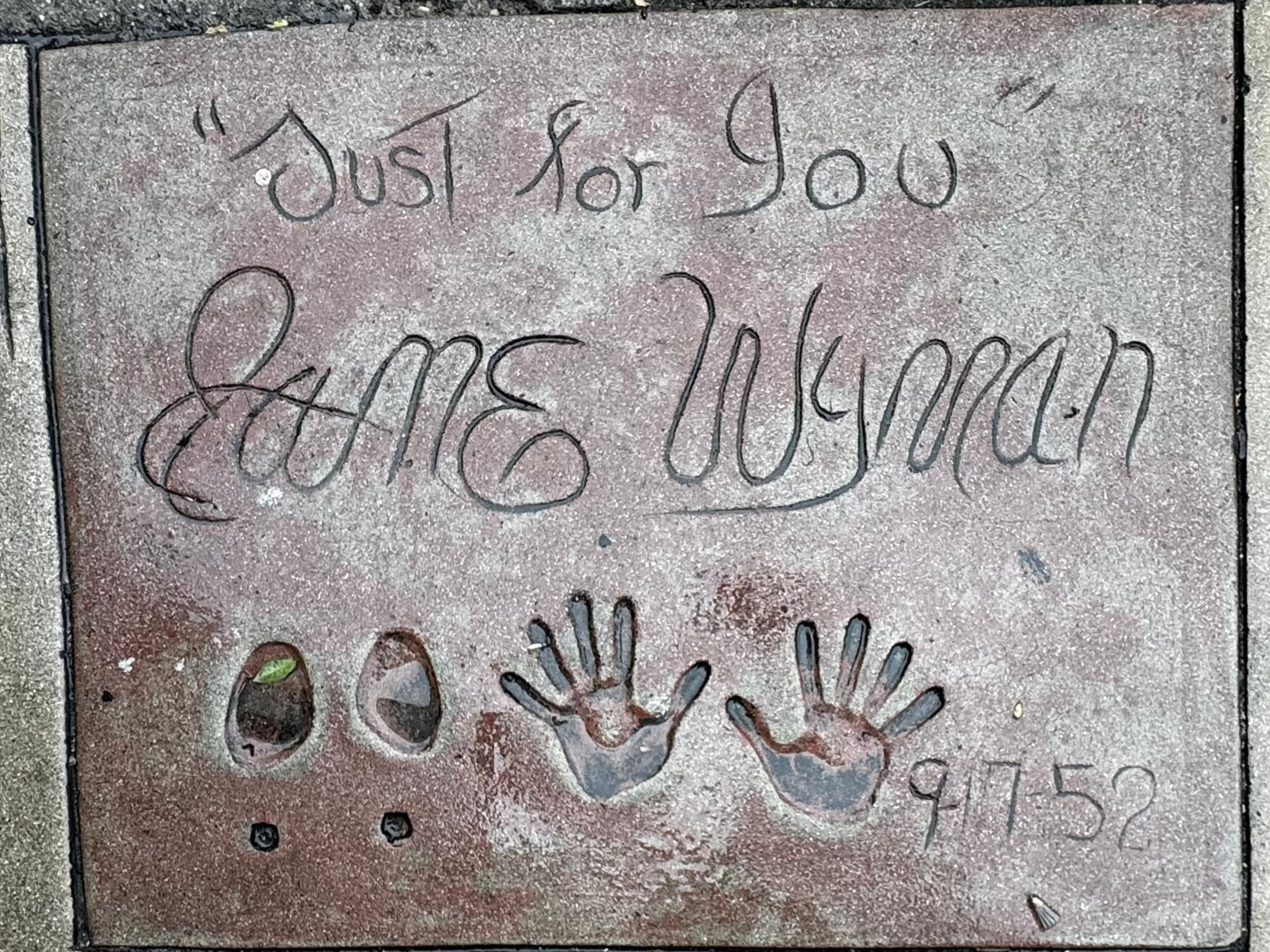 Grauman's Chinese Theatre Jane Wyman