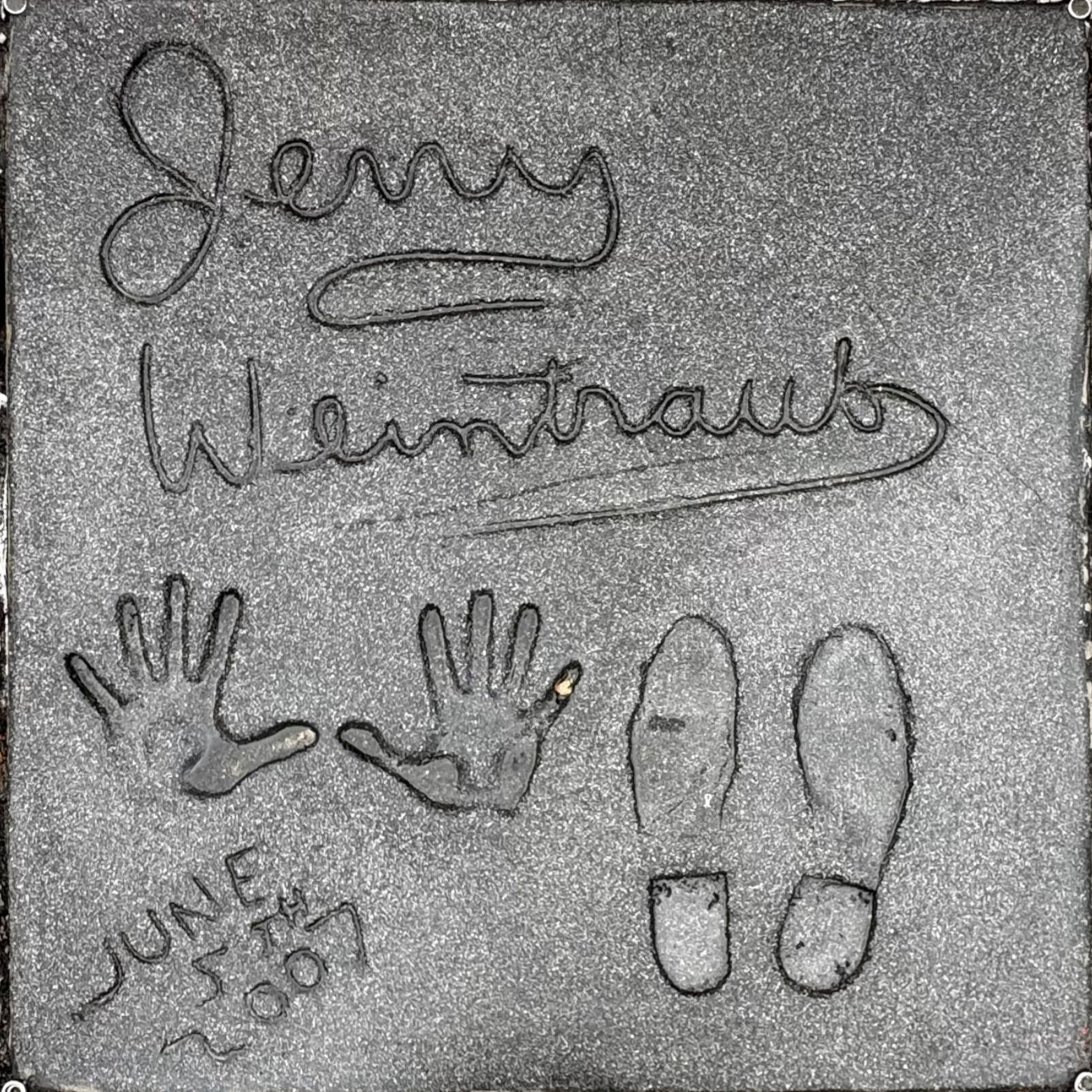 Grauman's Chinese Theatre Jerry Weintraub