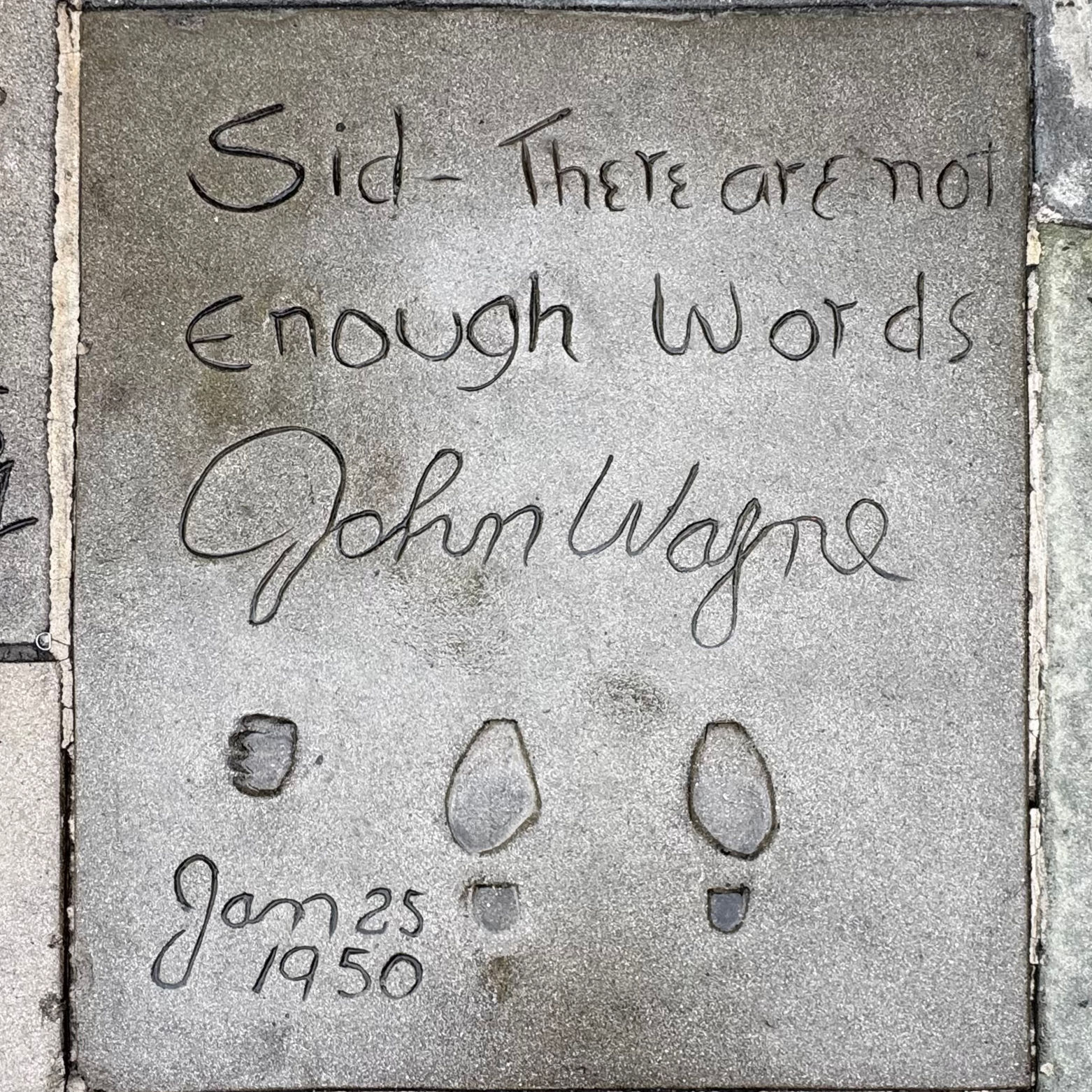 Grauman's Chinese Theatre John Wayne