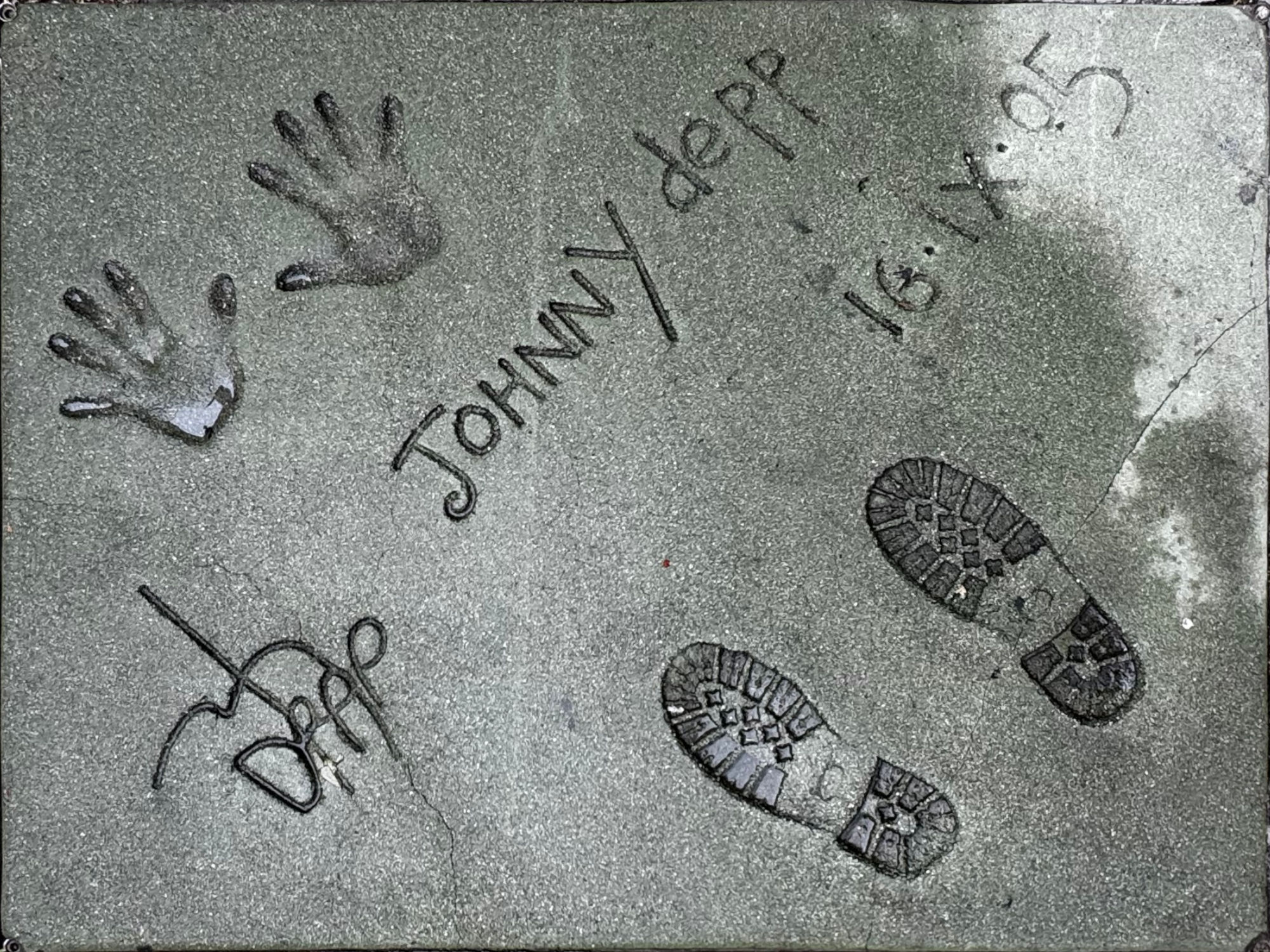 Grauman's Chinese Theatre Johnny Depp