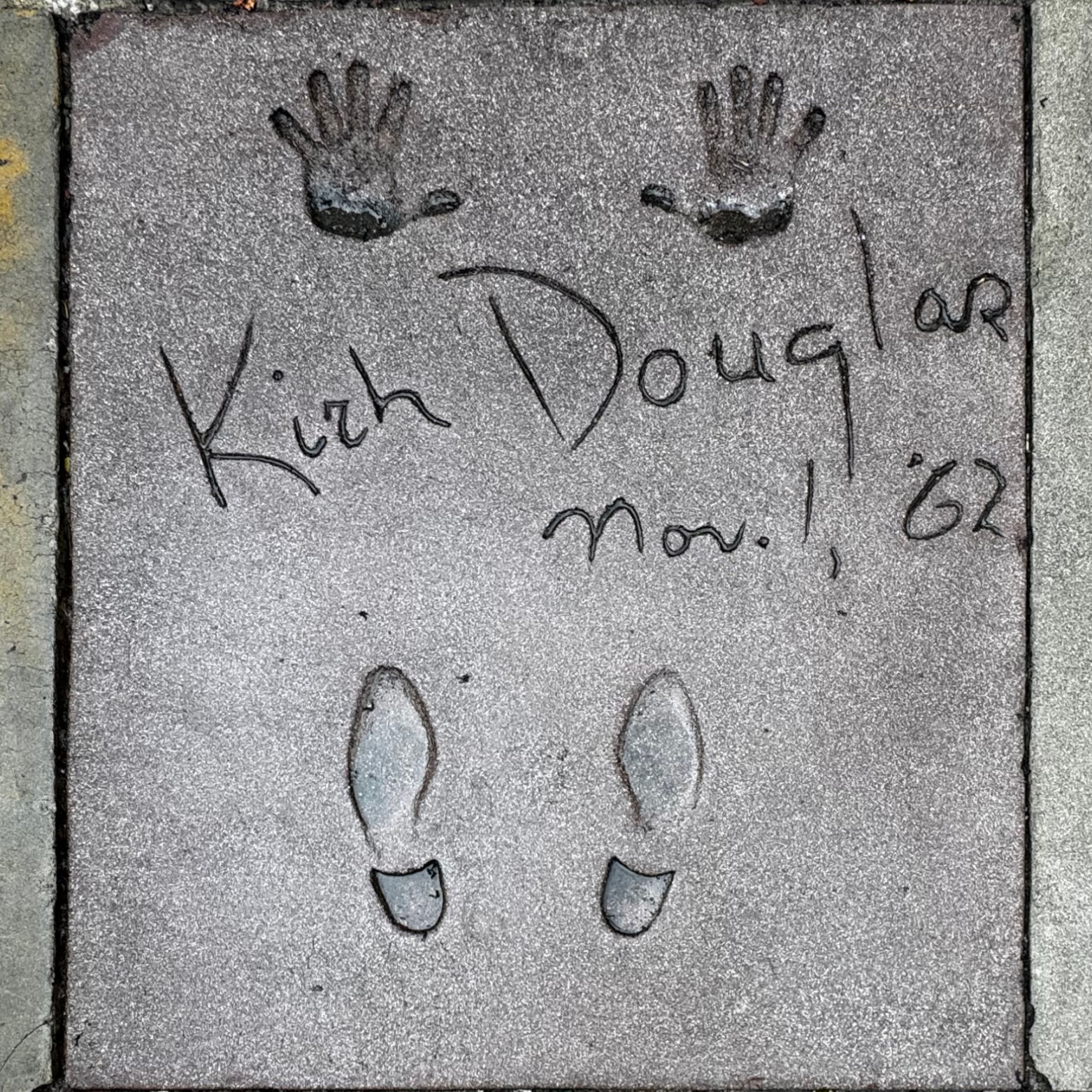 Grauman's Chinese Theatre Kirk Douglas