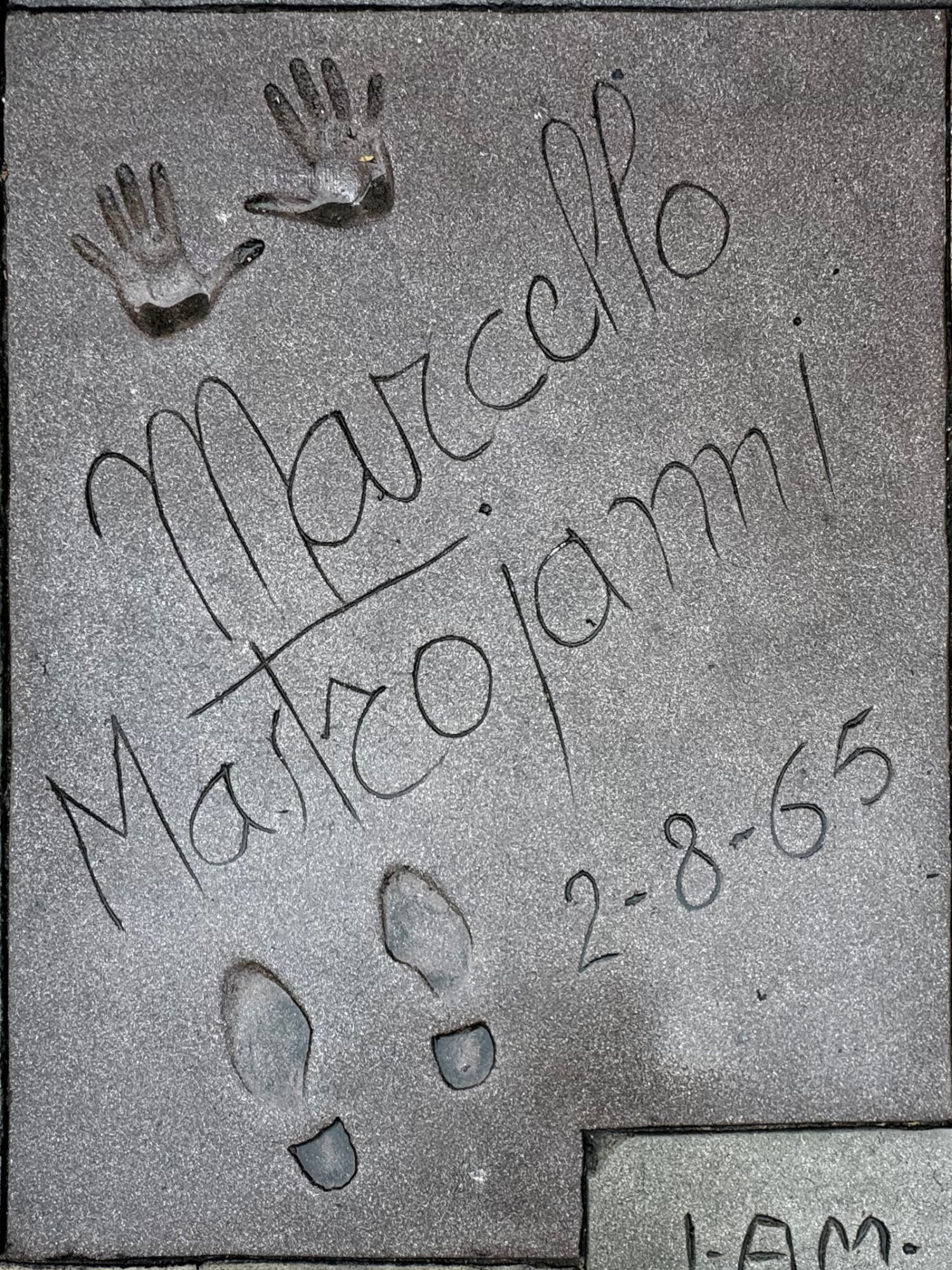 Grauman's Chinese Theatre Marcello Mastroianni