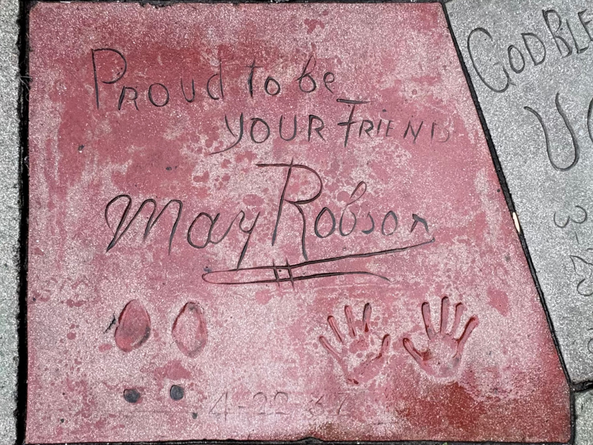 Grauman's Chinese Theatre May Robson
