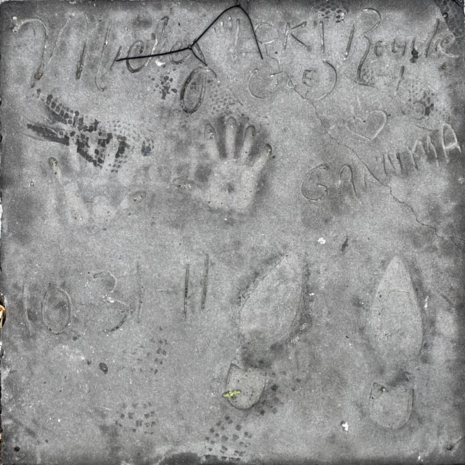 Grauman's Chinese Theatre Mickey Rourke