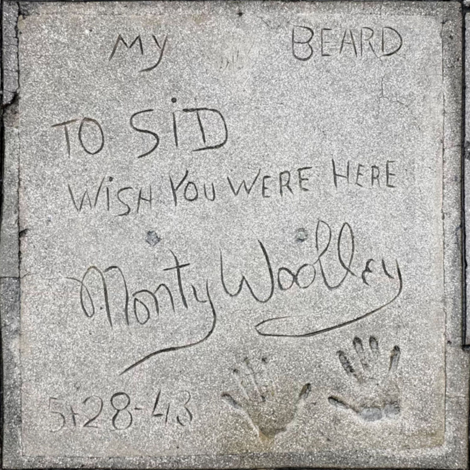 Grauman's Chinese Theatre Monty Woolley