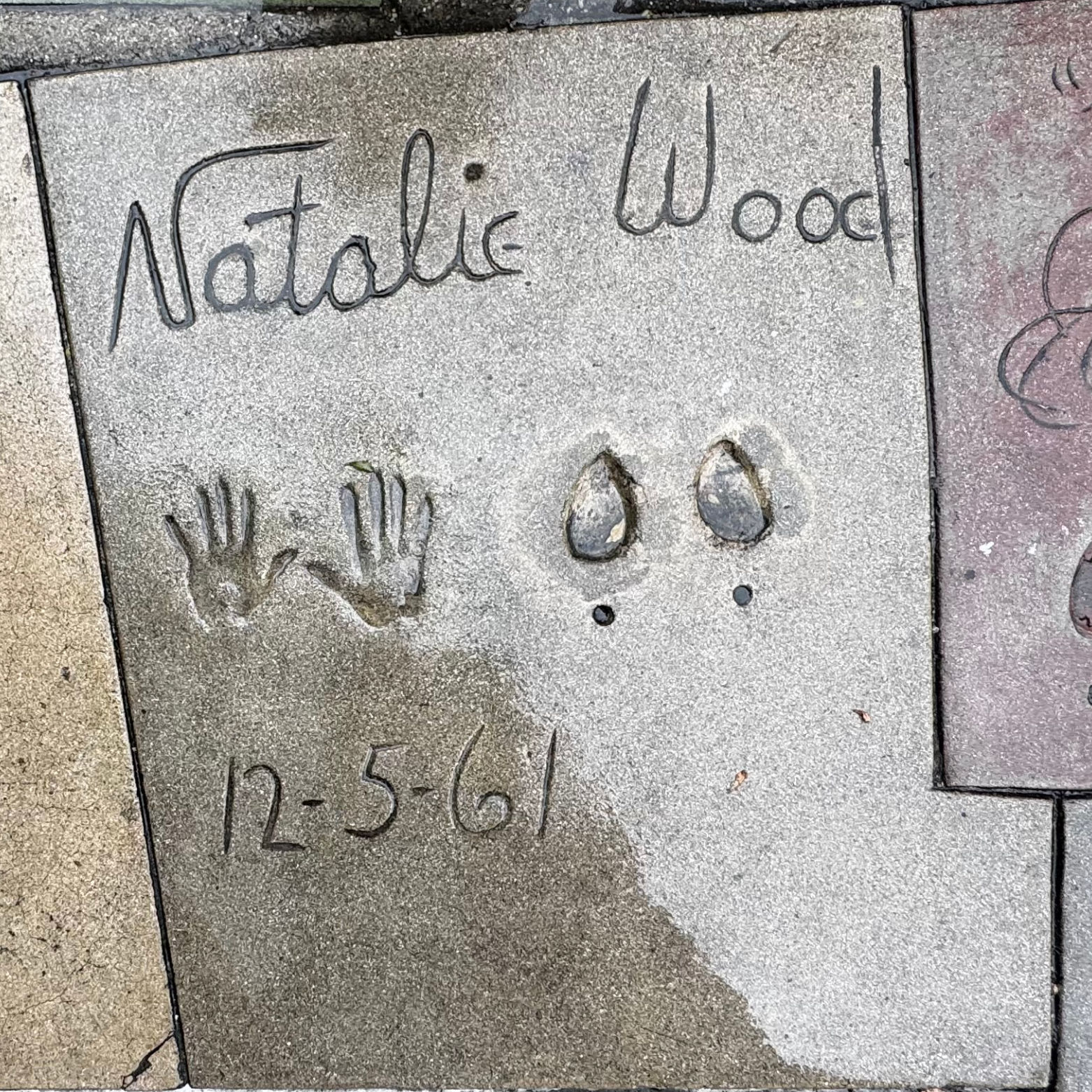 Grauman's Chinese Theatre Natalie Wood