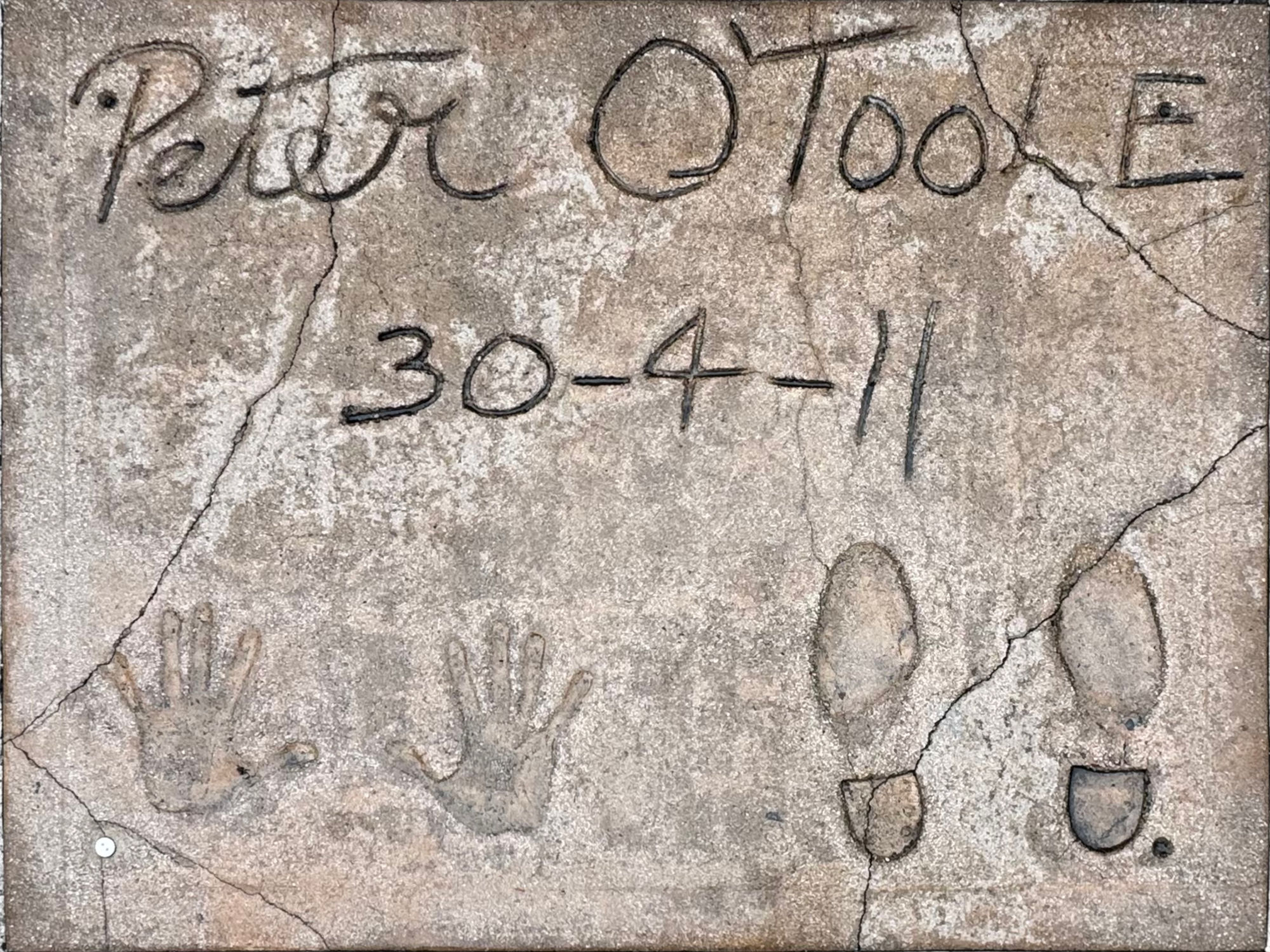 Grauman's Chinese Theatre Peter O'Toole