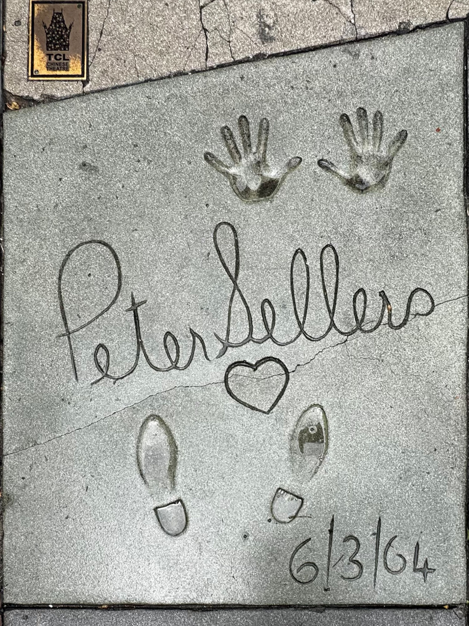 Grauman's Chinese Theatre Peter Sellers