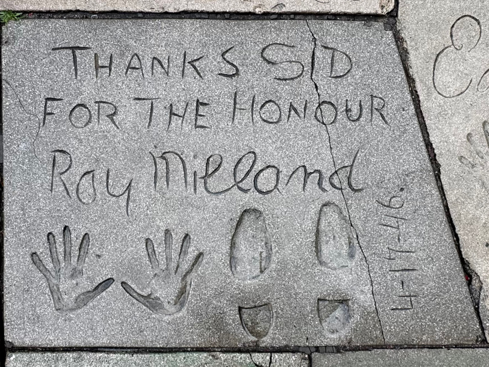Grauman's Chinese Theatre Ray Milland