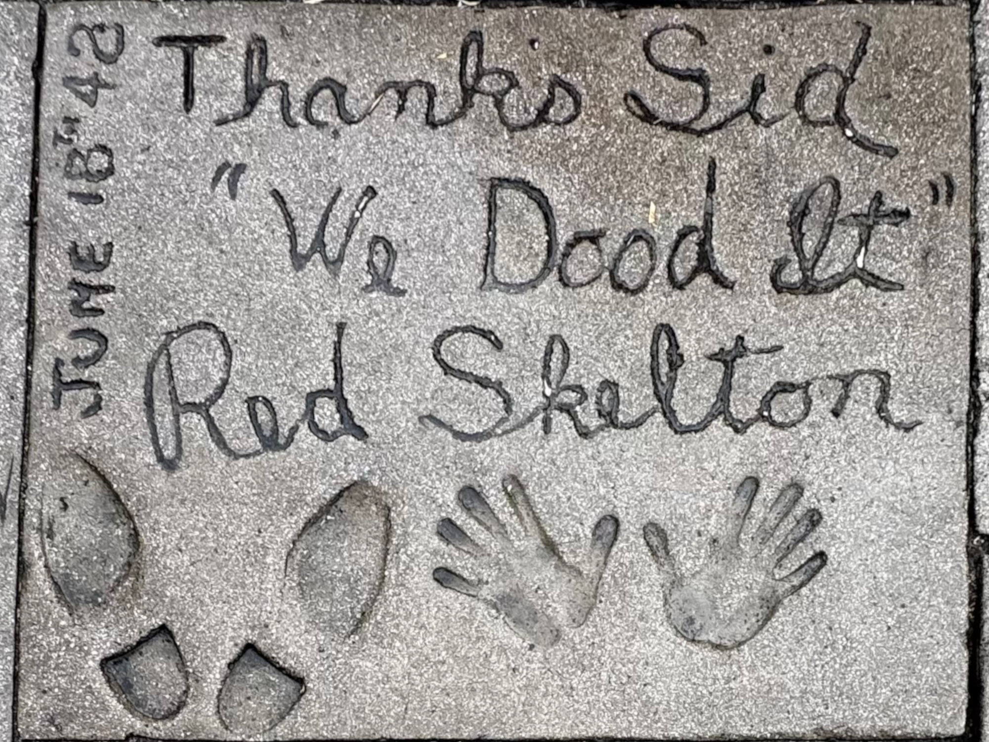 Grauman's Chinese Theatre Red Skelton