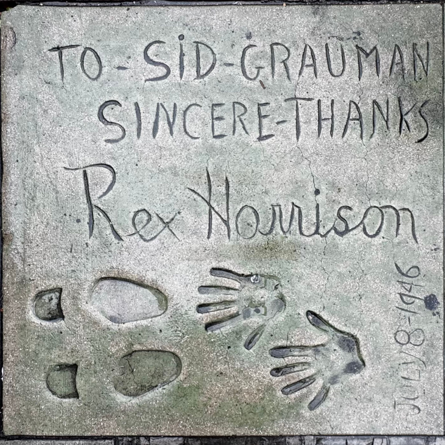 Grauman's Chinese Theatre Rex Harrison