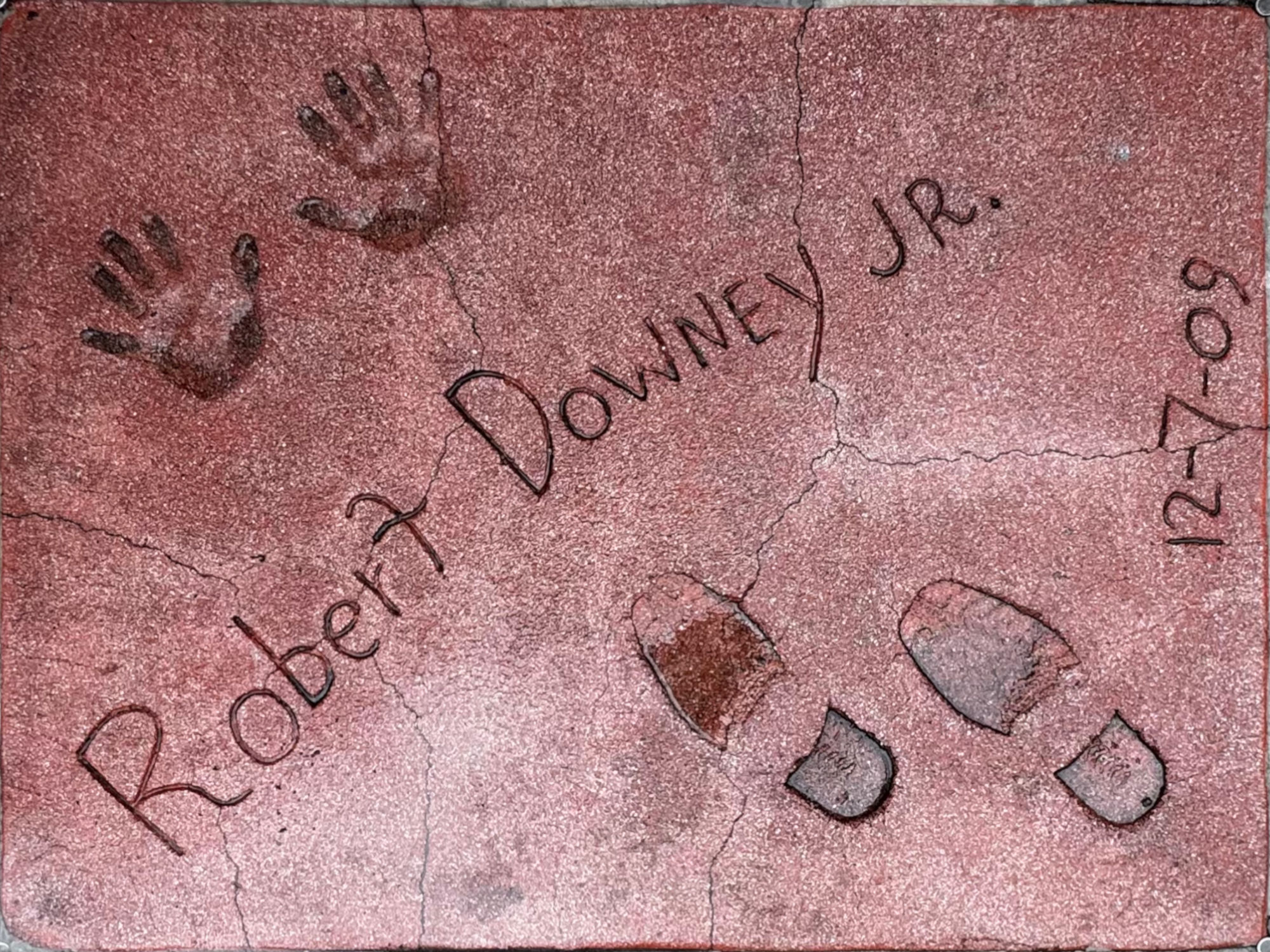 Grauman's Chinese Theatre Robert Downey Jr.