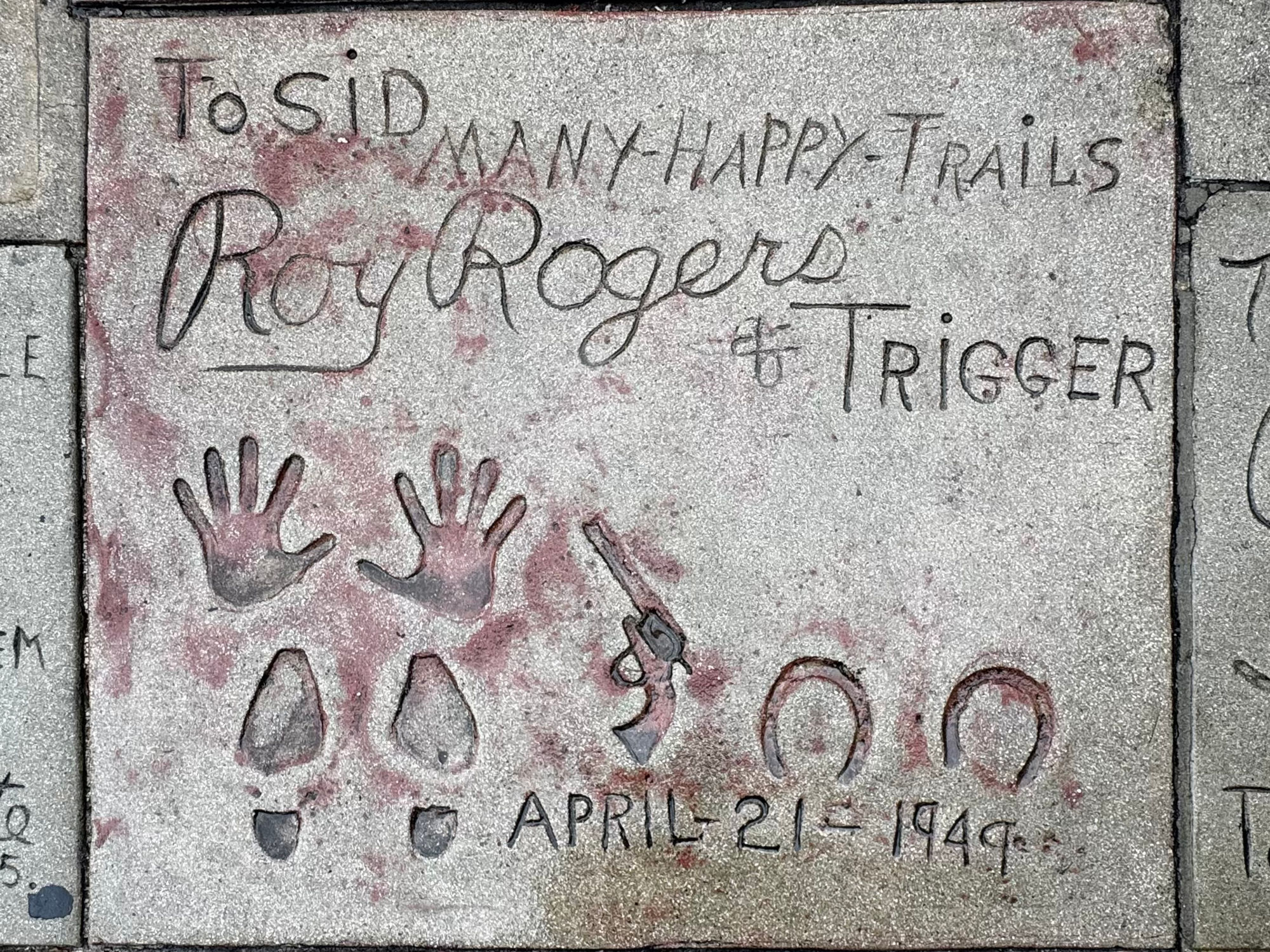 Grauman's Chinese Theatre Roy Rogers