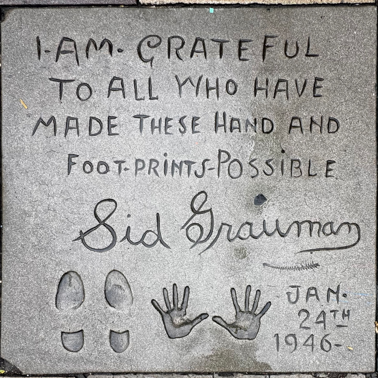 Grauman's Chinese Theatre Sid Grauman