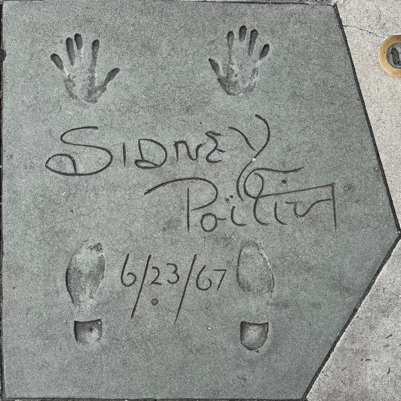 Grauman's Chinese Theatre Sidney Poitier