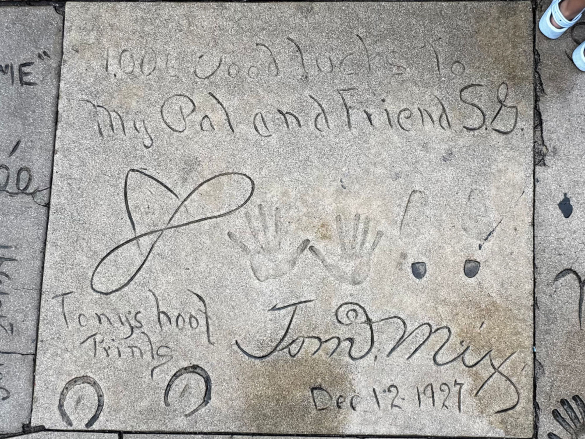 Grauman's Chinese Theatre Tom Mix