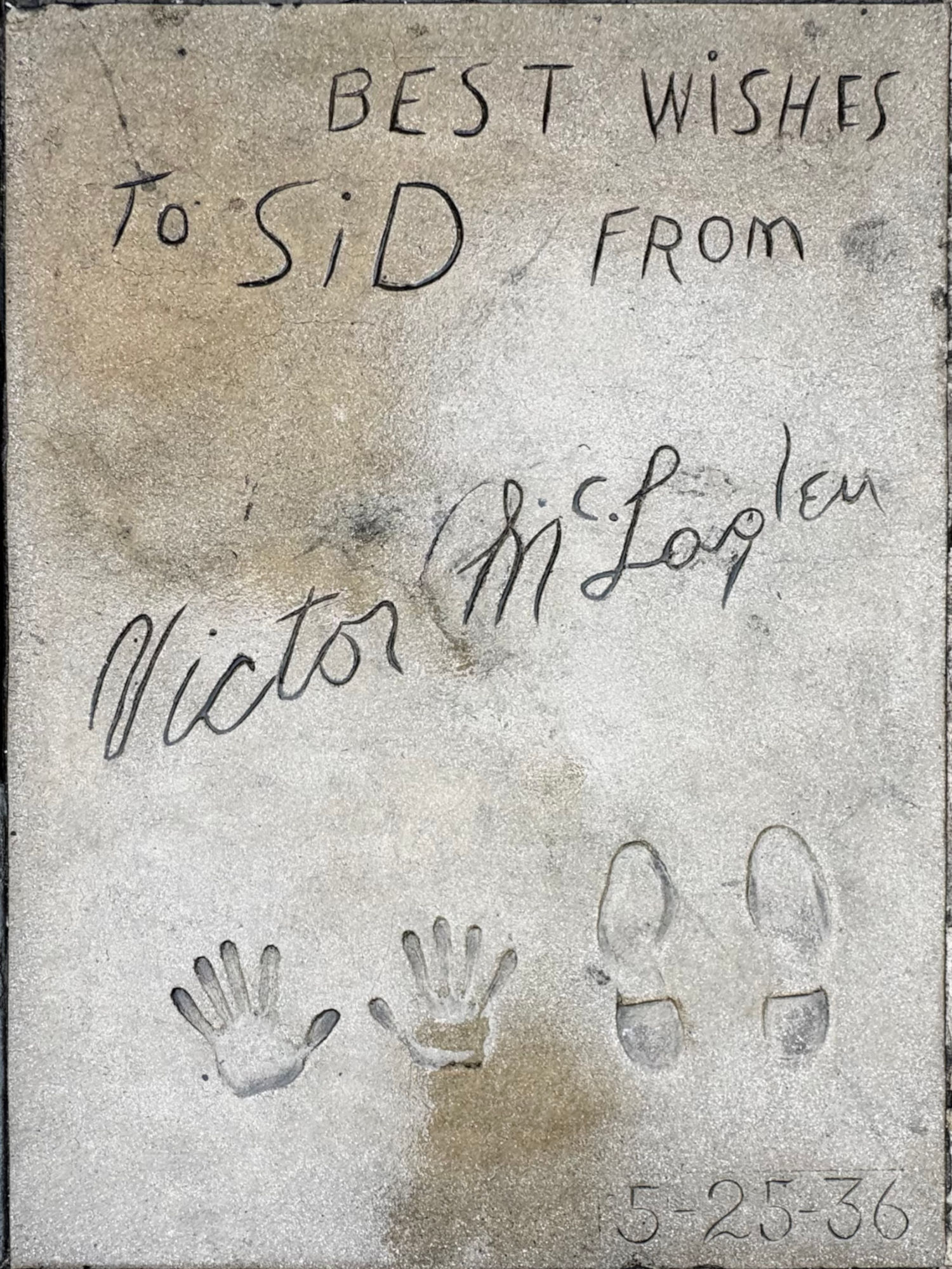 Grauman's Chinese Theatre Victor McLaglen