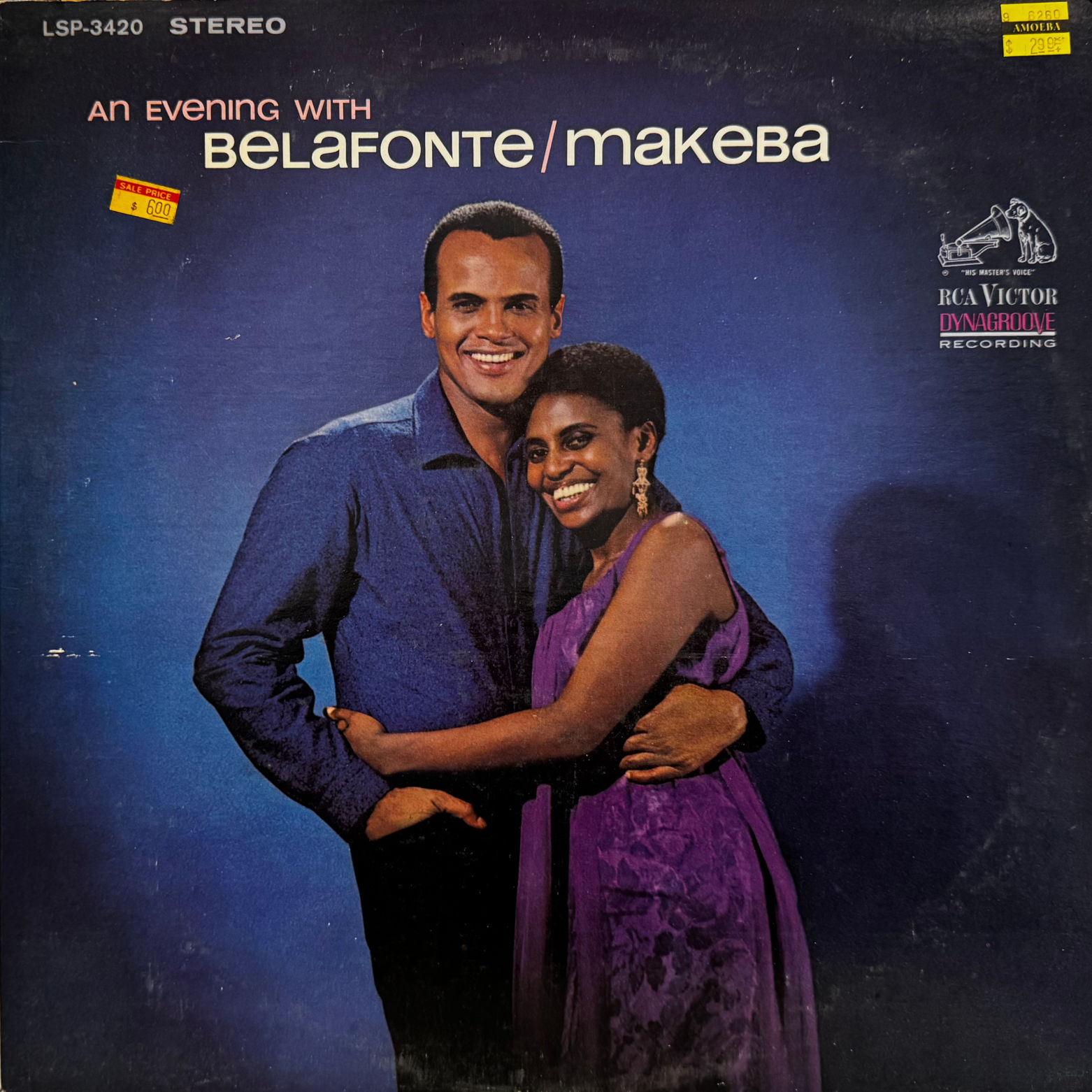 Harry Belafonte An Evening with Belafonte / Makeba Album Cover