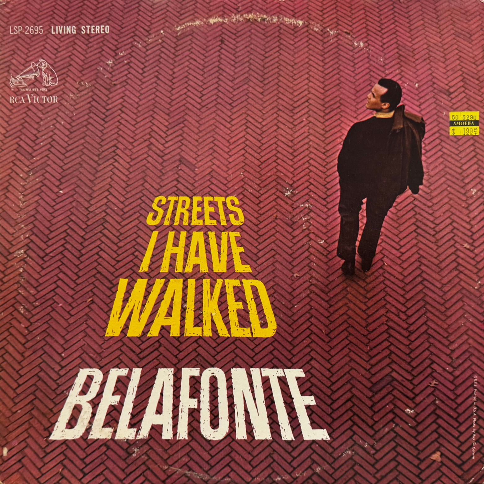 Harry Belafonte Streets I Have Walked Album Cover