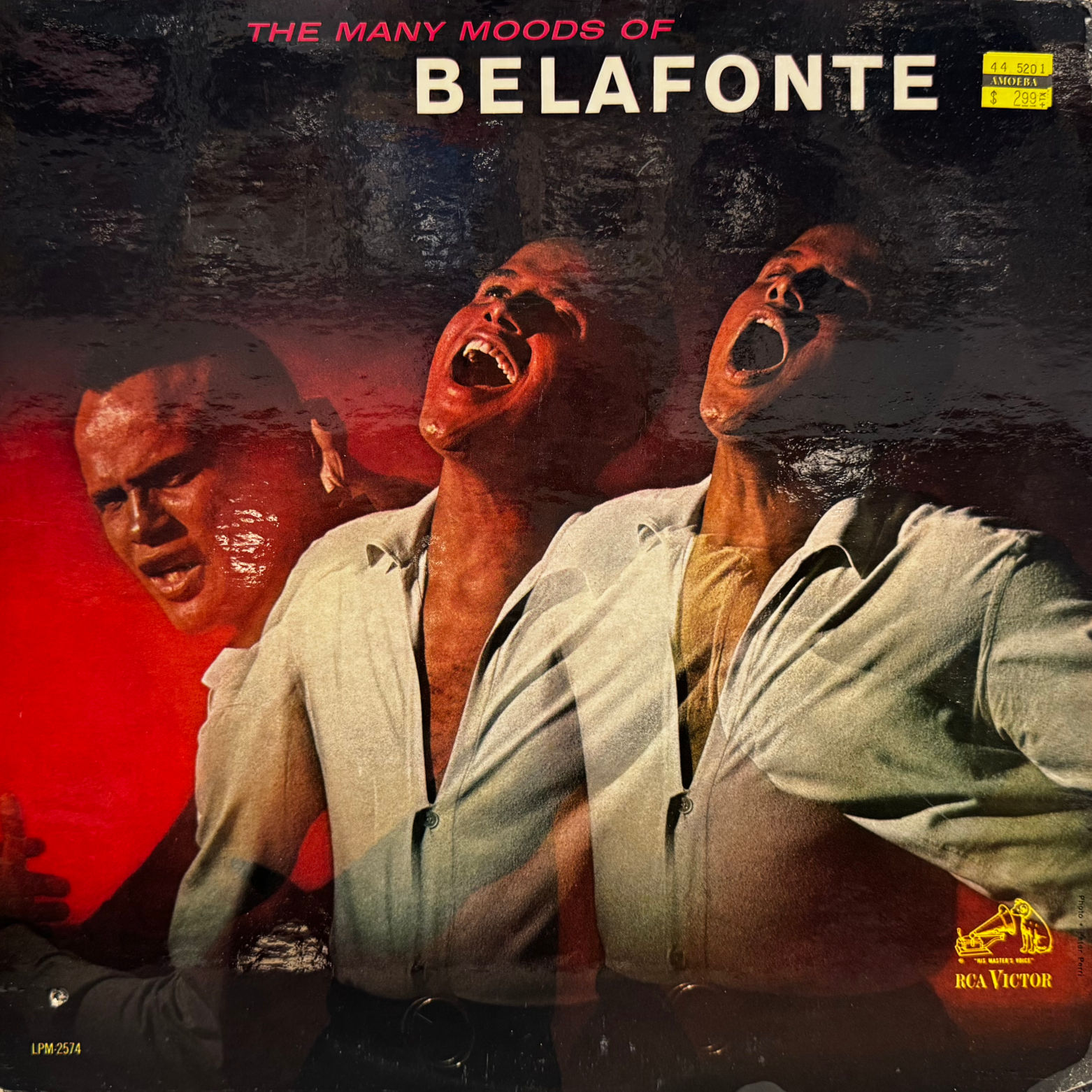 Harry Belafonte The Many Moods of Belafonte Album Cover