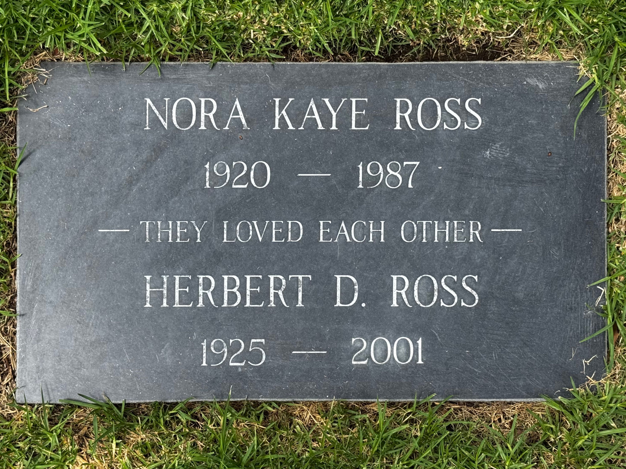 Westwood Village Memorial Park Herbert Ross