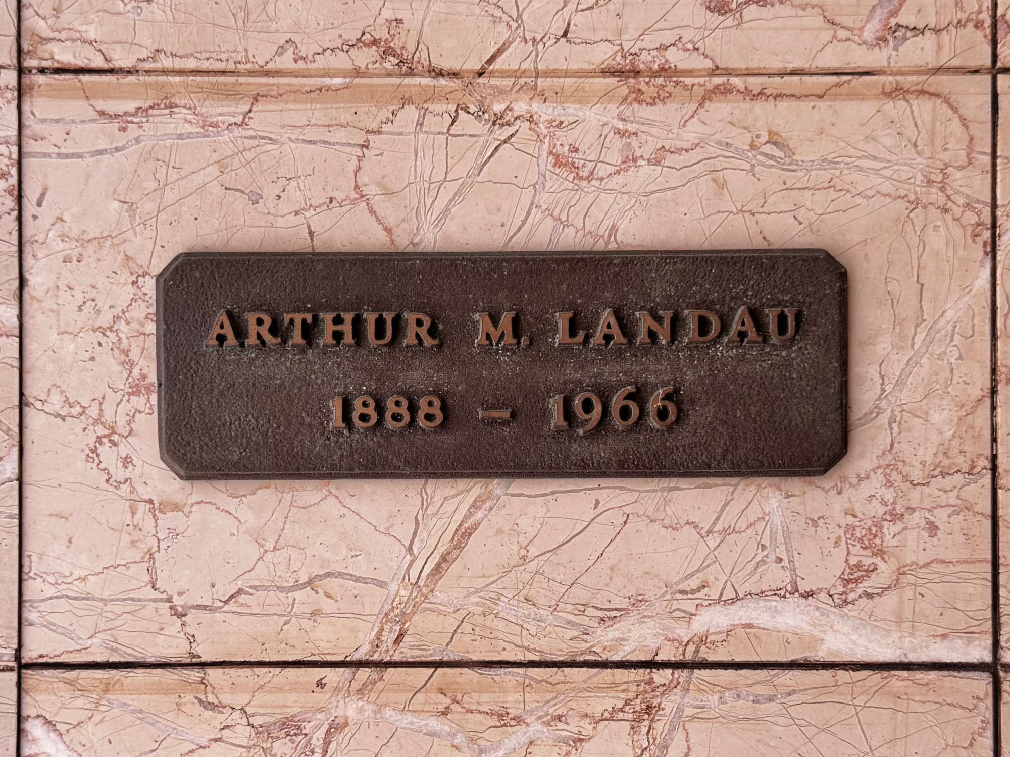 Hollywood Forever Cemetery Arthur M. Landau