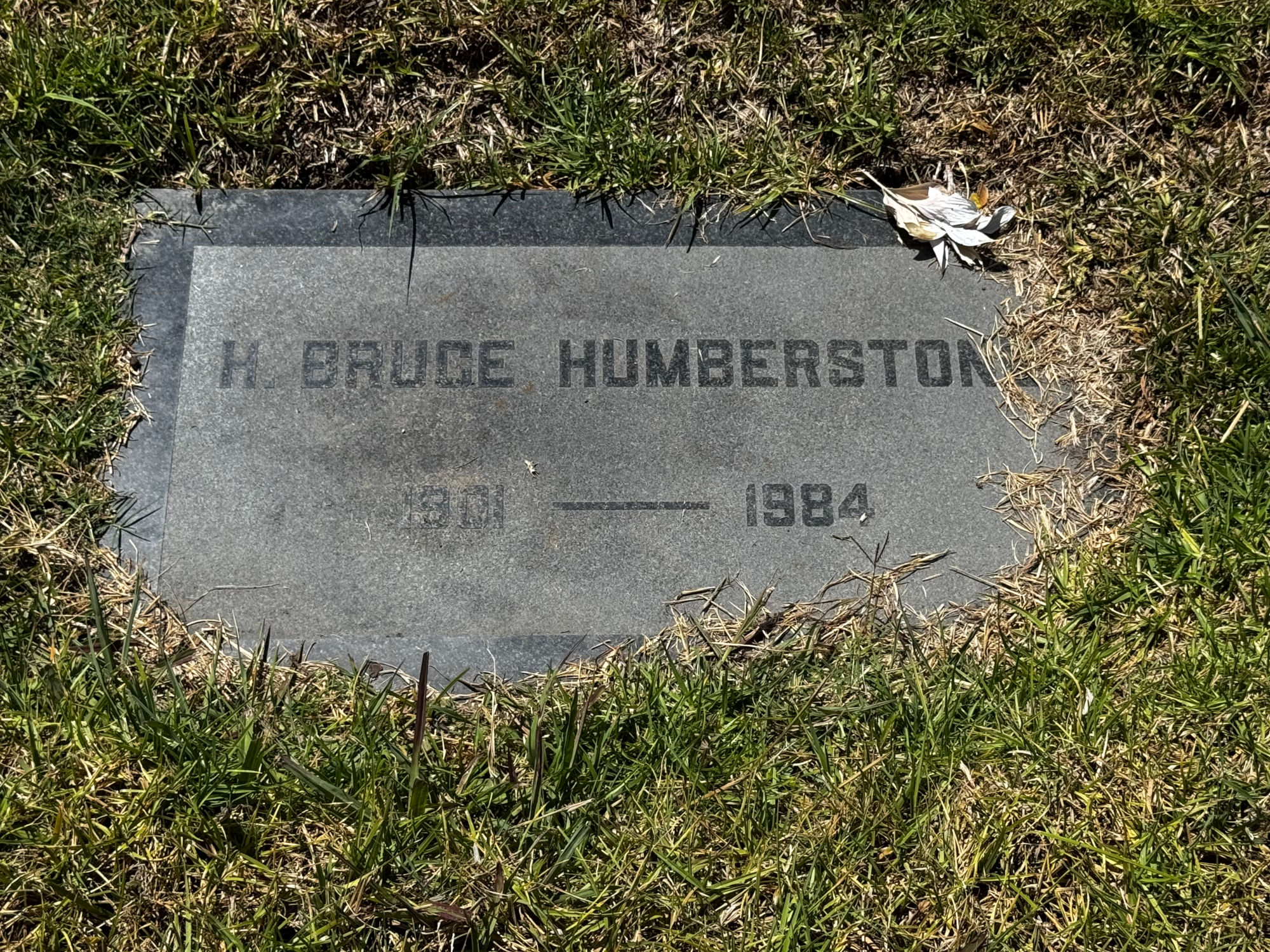Hollywood Forever Cemetery Harry Bruce Humberstone